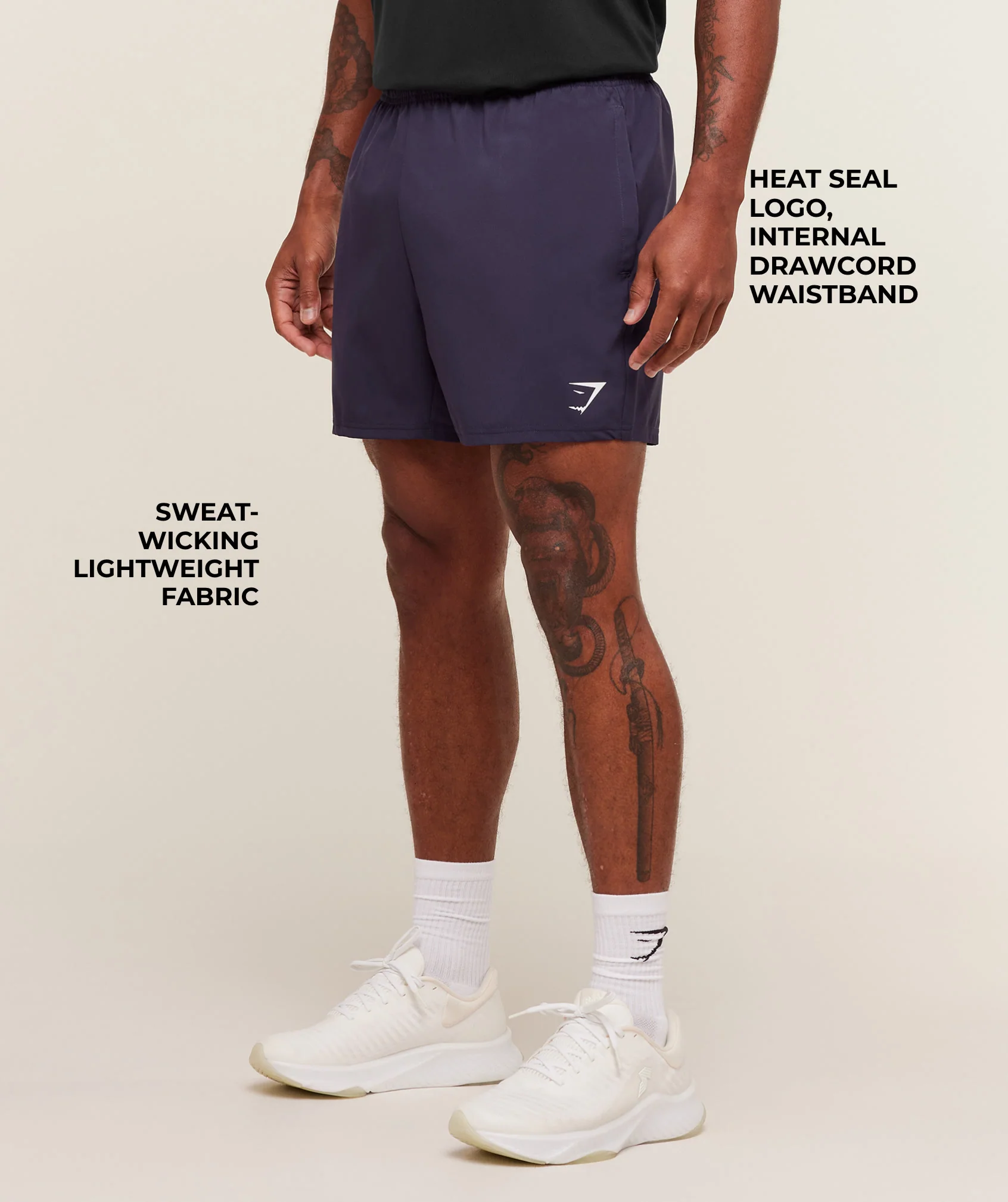 Gymshark Arrival 5" Shorts - Midnight Purple - Image 2