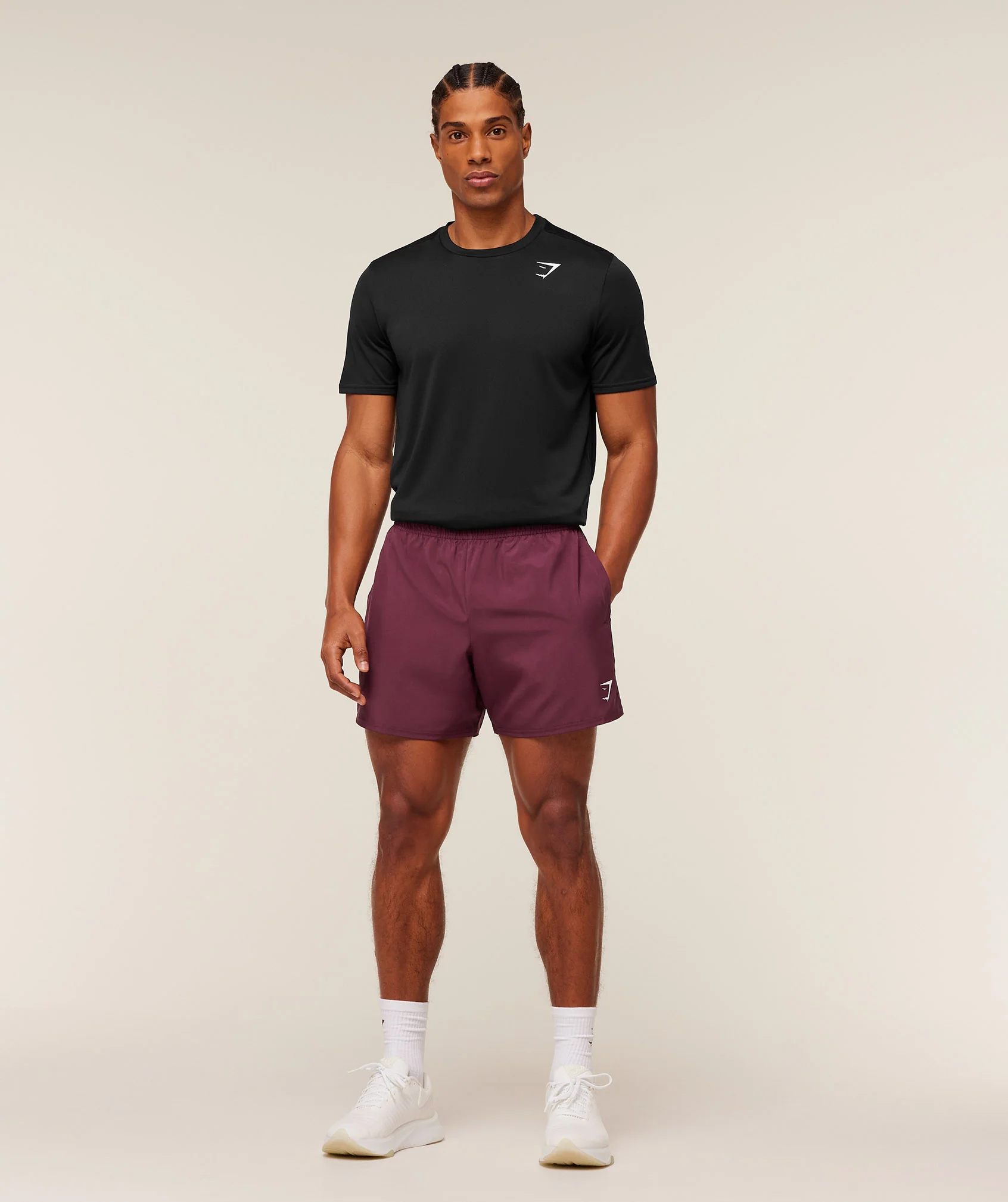 Gymshark Arrival 5" Shorts - GS Impact Burgundy - Image 4