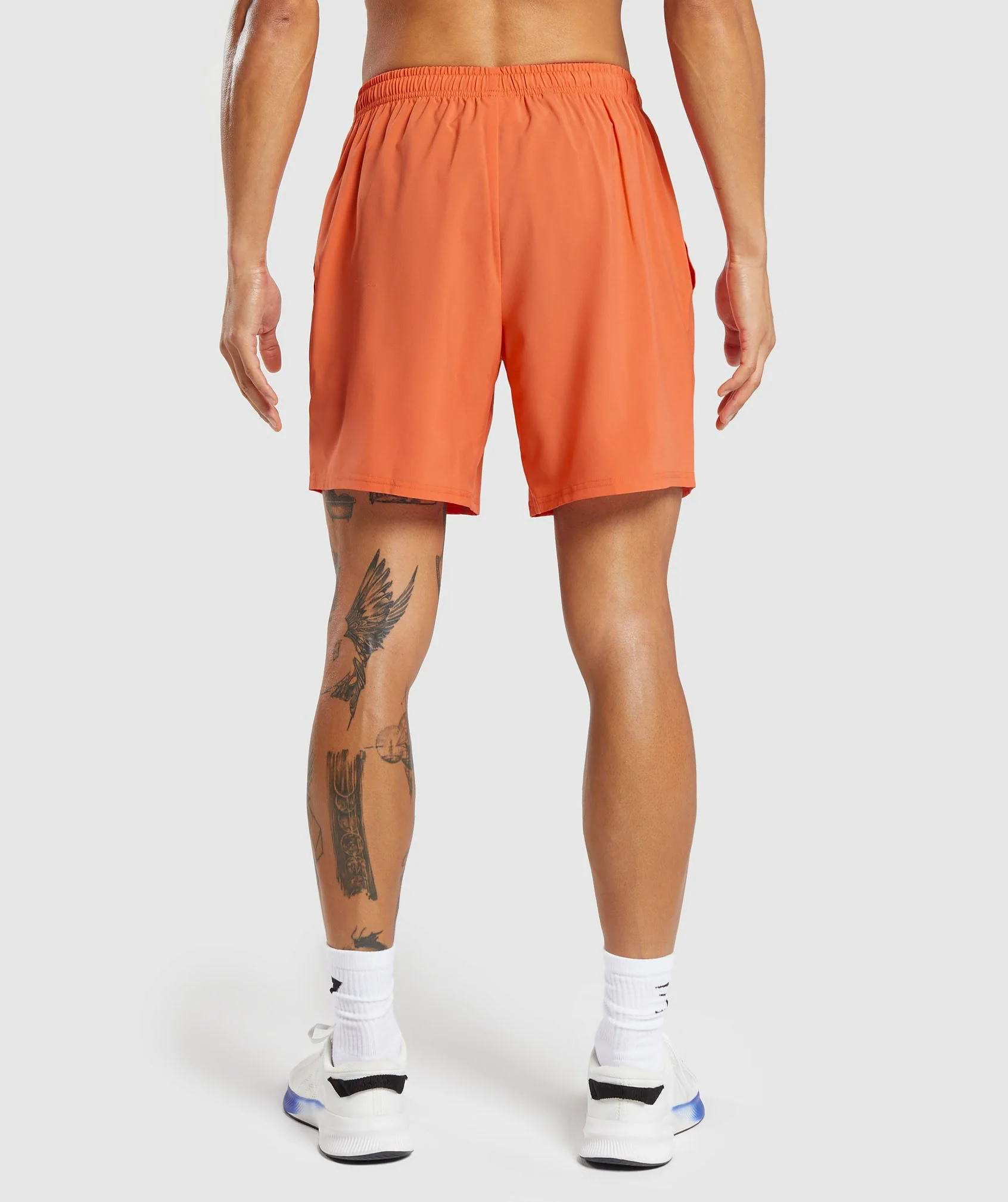 Gymshark Arrival 7" Shorts - Ignite Orange - Image 2