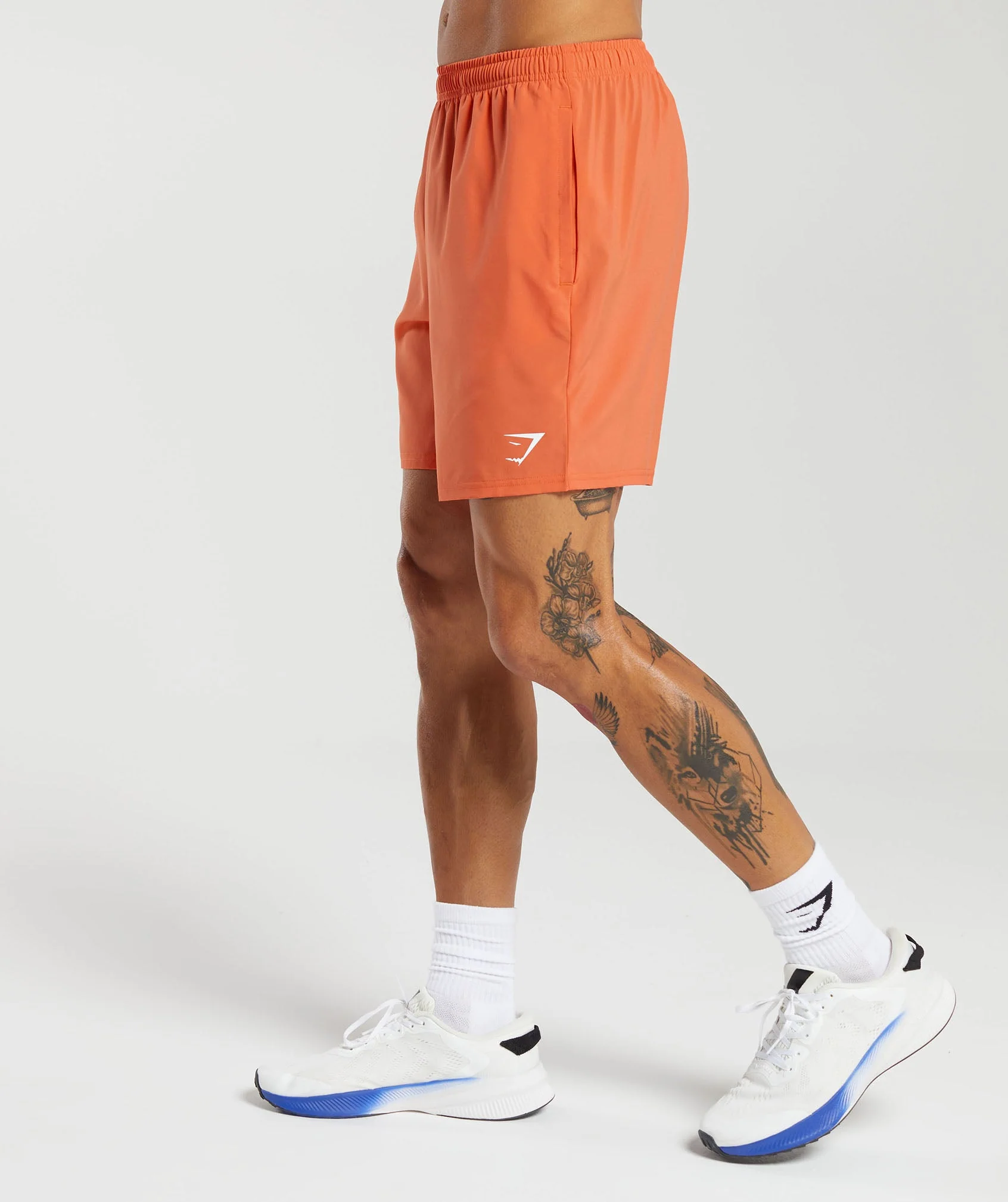 Gymshark Arrival 7" Shorts - Ignite Orange - Image 3