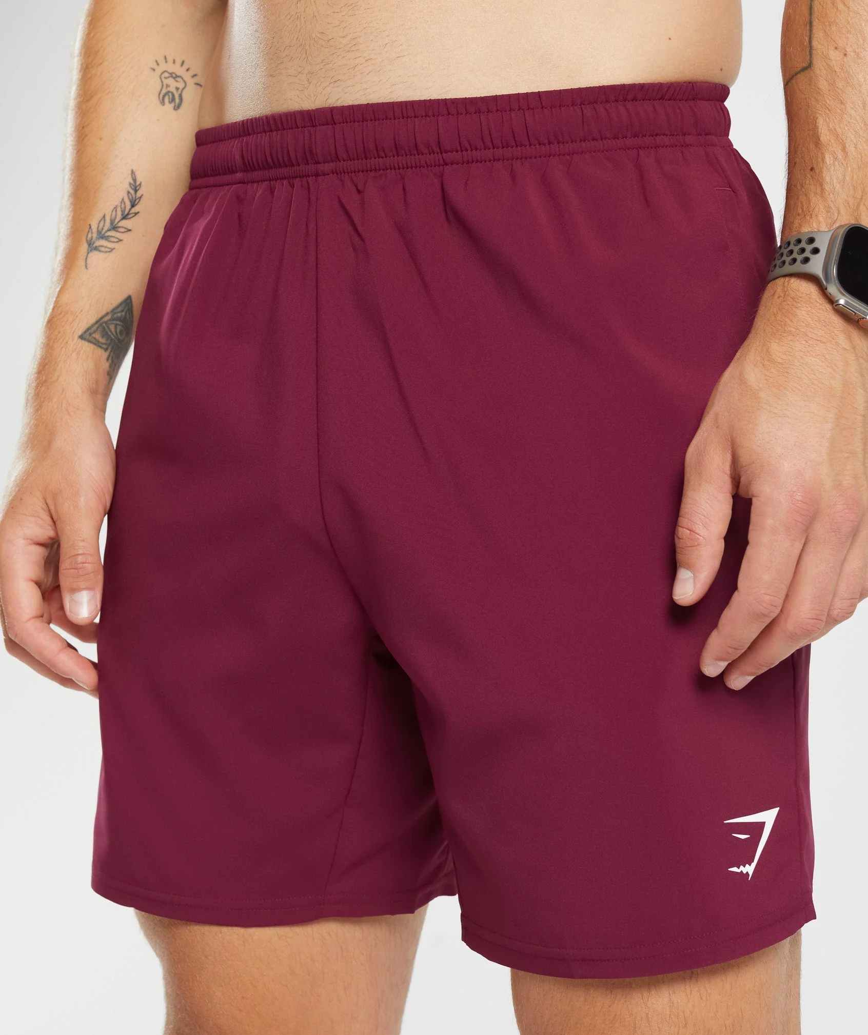 Gymshark Arrival 7" Shorts - Plum Pink - Image 5