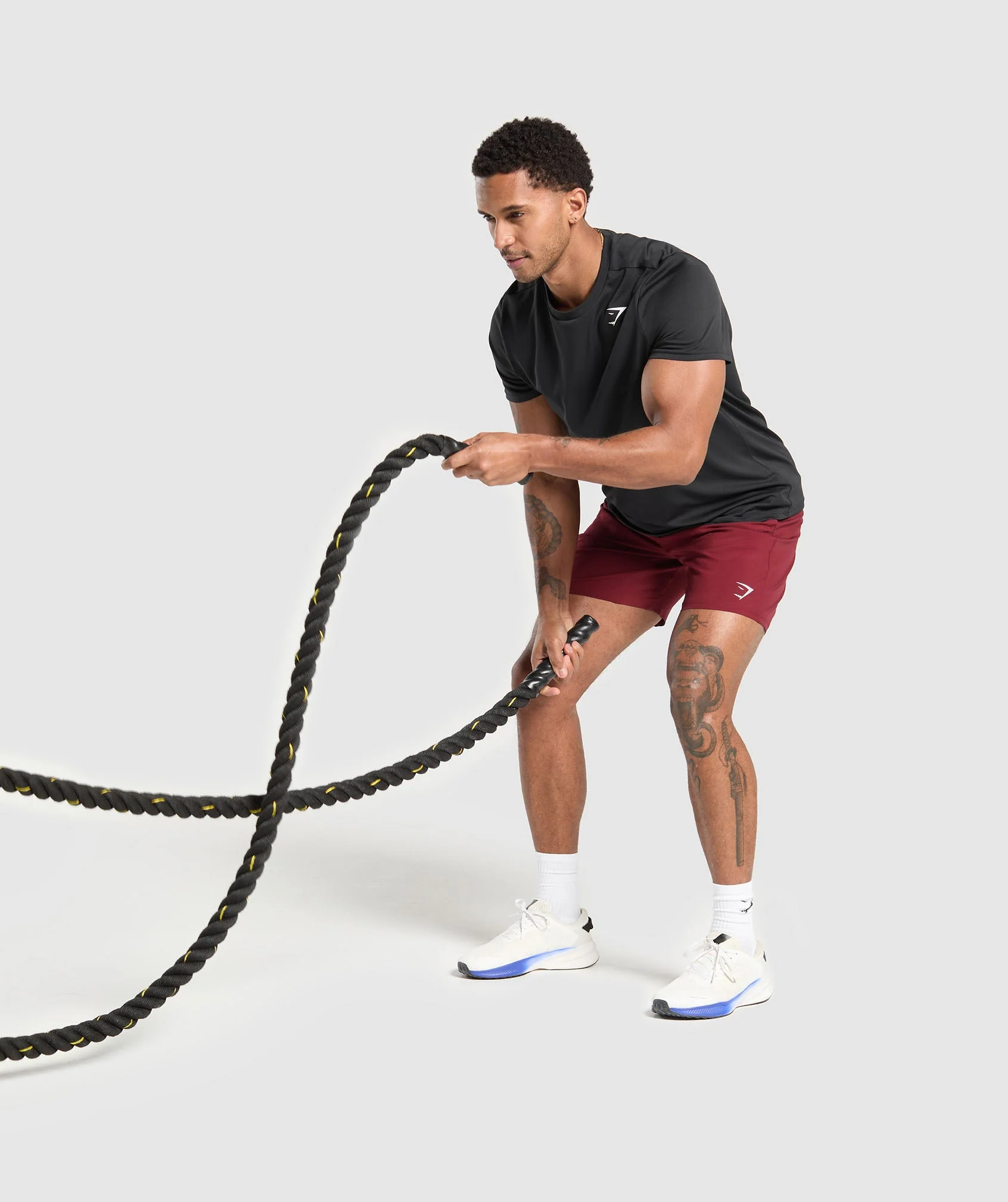 Gymshark Arrival 7" Shorts - Sets Red - Image 4