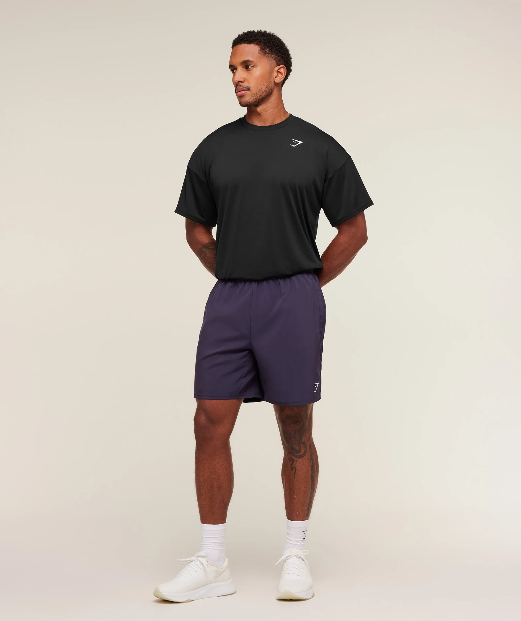 Gymshark Arrival 7" Shorts - Midnight Purple - Image 4