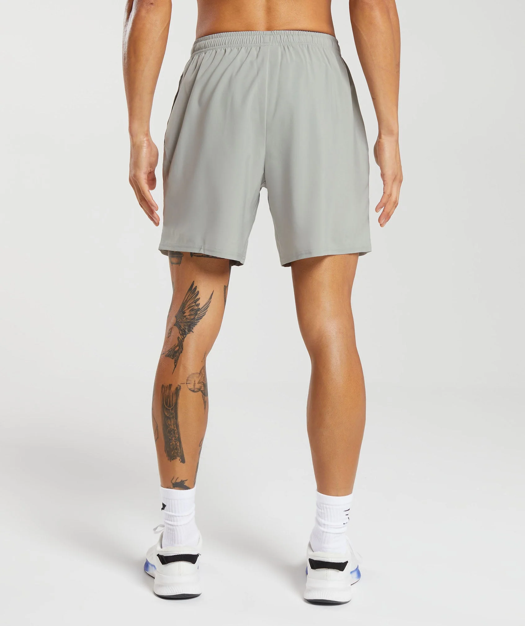 Gymshark Arrival 7" Shorts - Stone Grey - Image 2