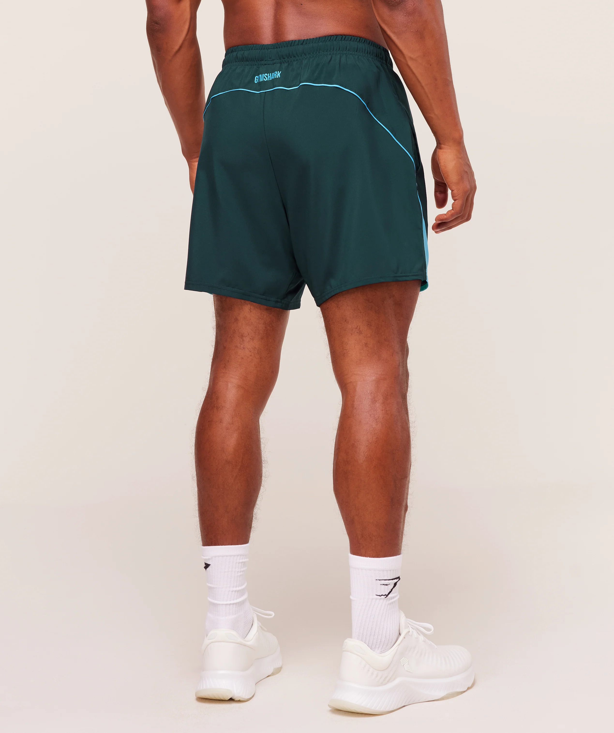 Gymshark Arrival Block 6" Shorts - Deep Petrol Blue - Image 2
