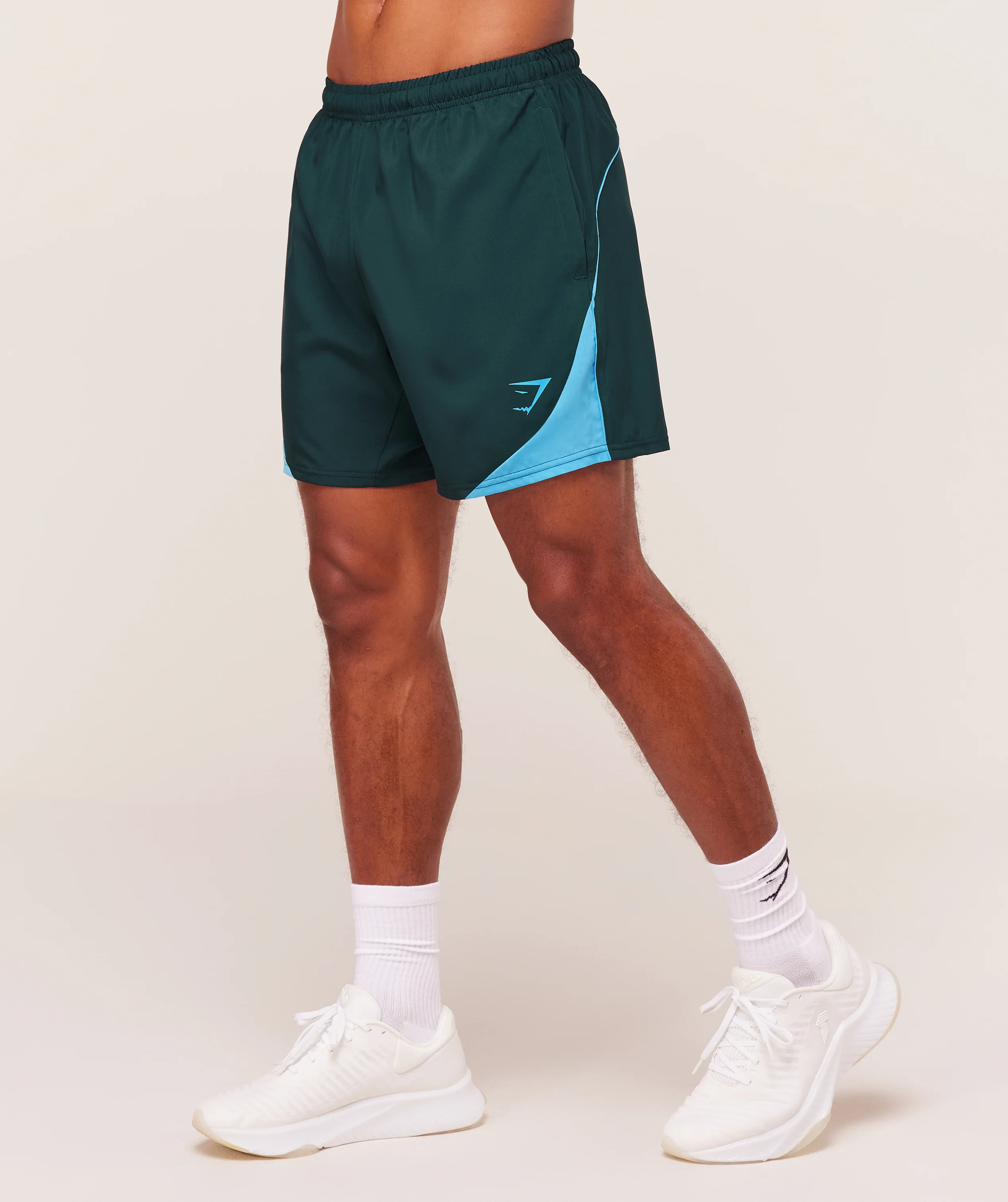 Gymshark Arrival Block 6" Shorts - Deep Petrol Blue - Image 3