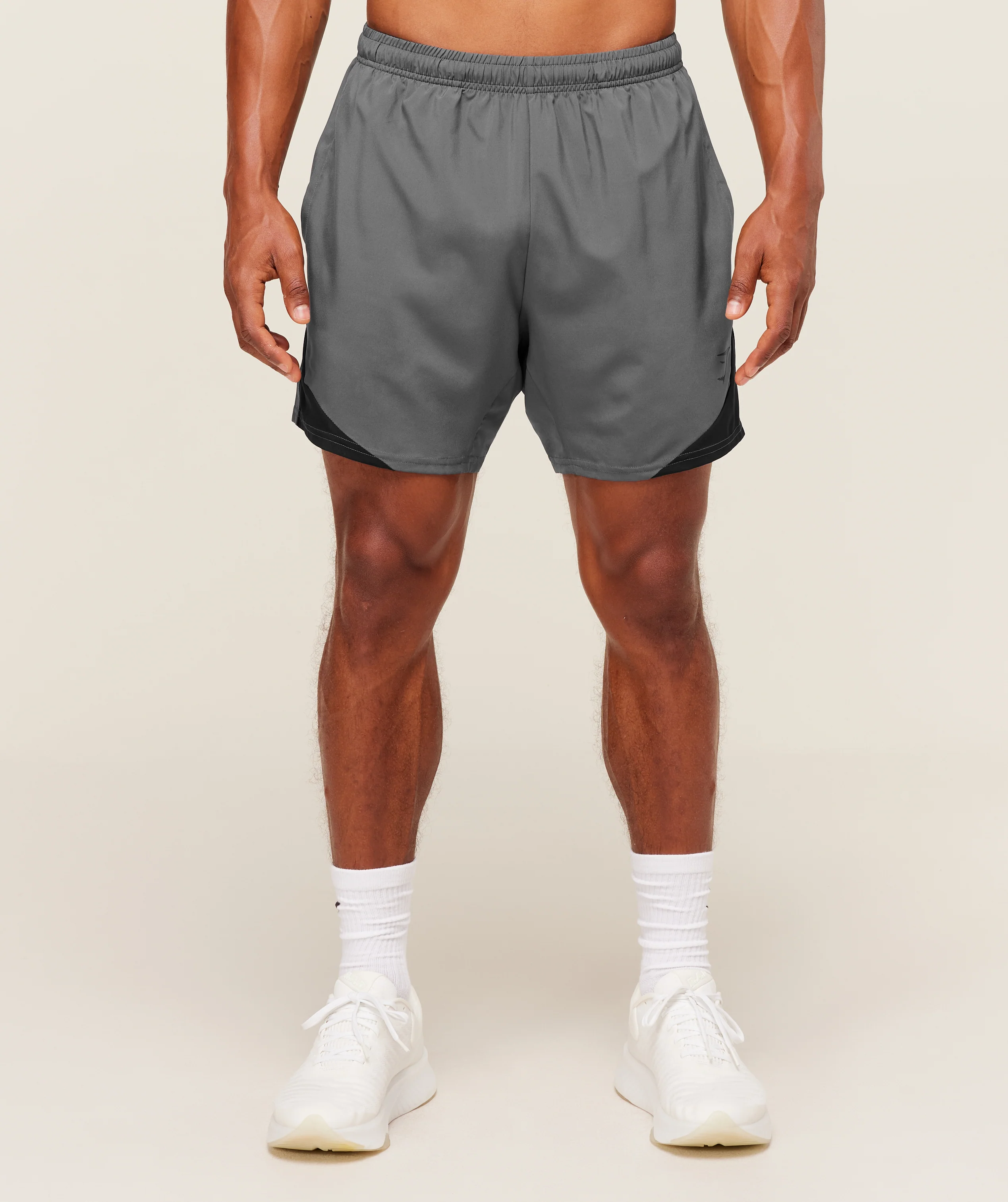 Gymshark Arrival Block 6" Shorts - Dark Grey