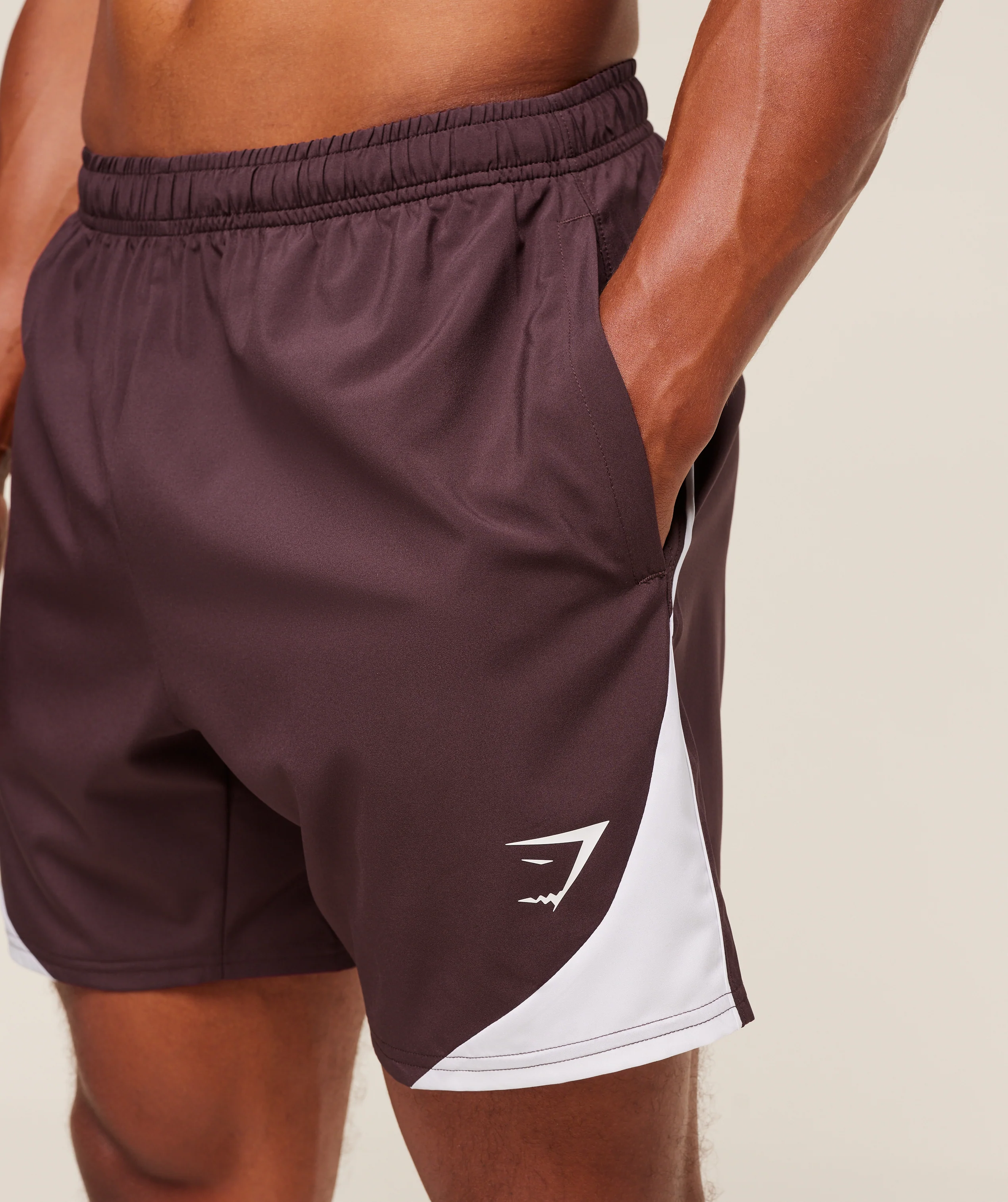 Gymshark Arrival Block 6" Shorts - Cherry Purple - Image 4