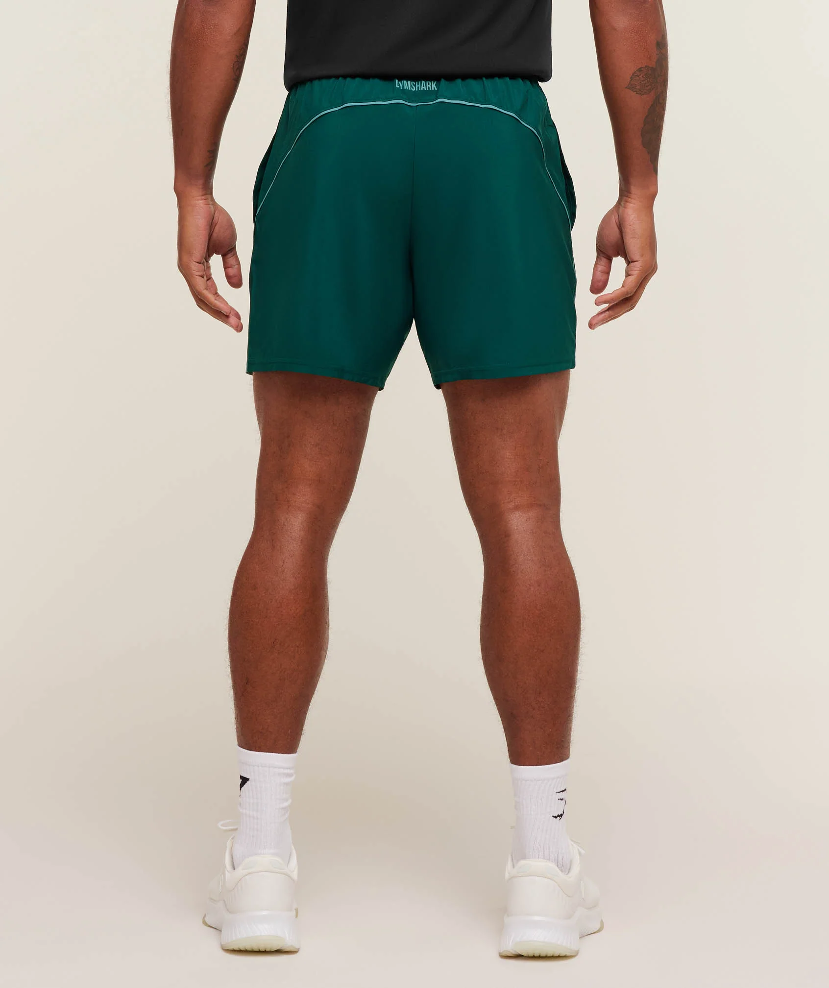 Gymshark Arrival Block 6" Shorts - Weighted Teal - Image 2