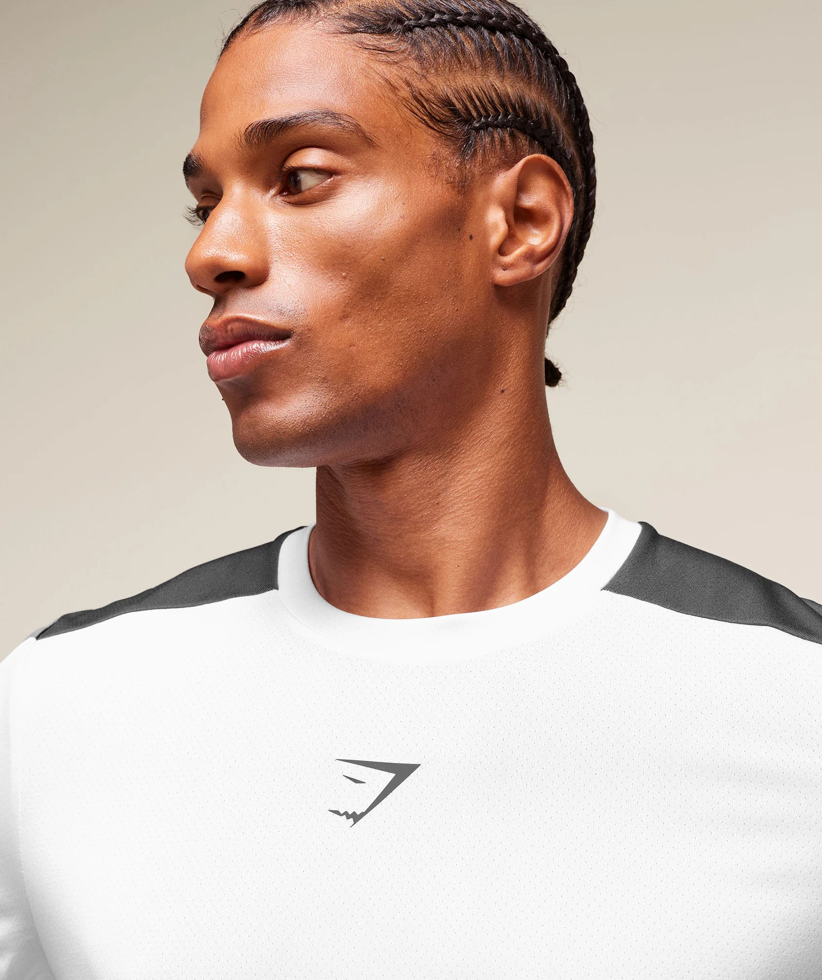 Gymshark Arrival Block T-Shirt - White - Image 7