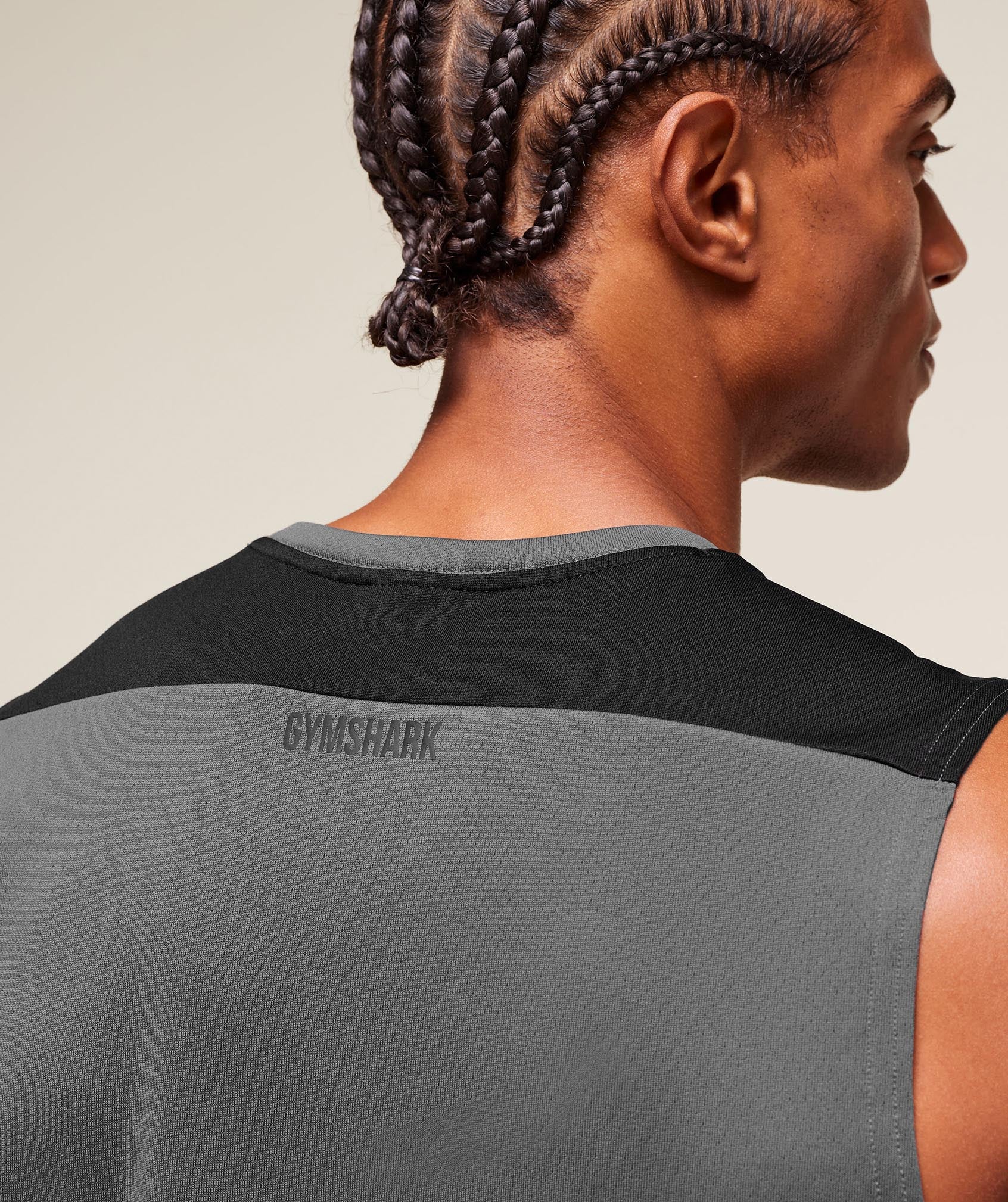 Gymshark Arrival Block Tank - Dark Grey - Image 5