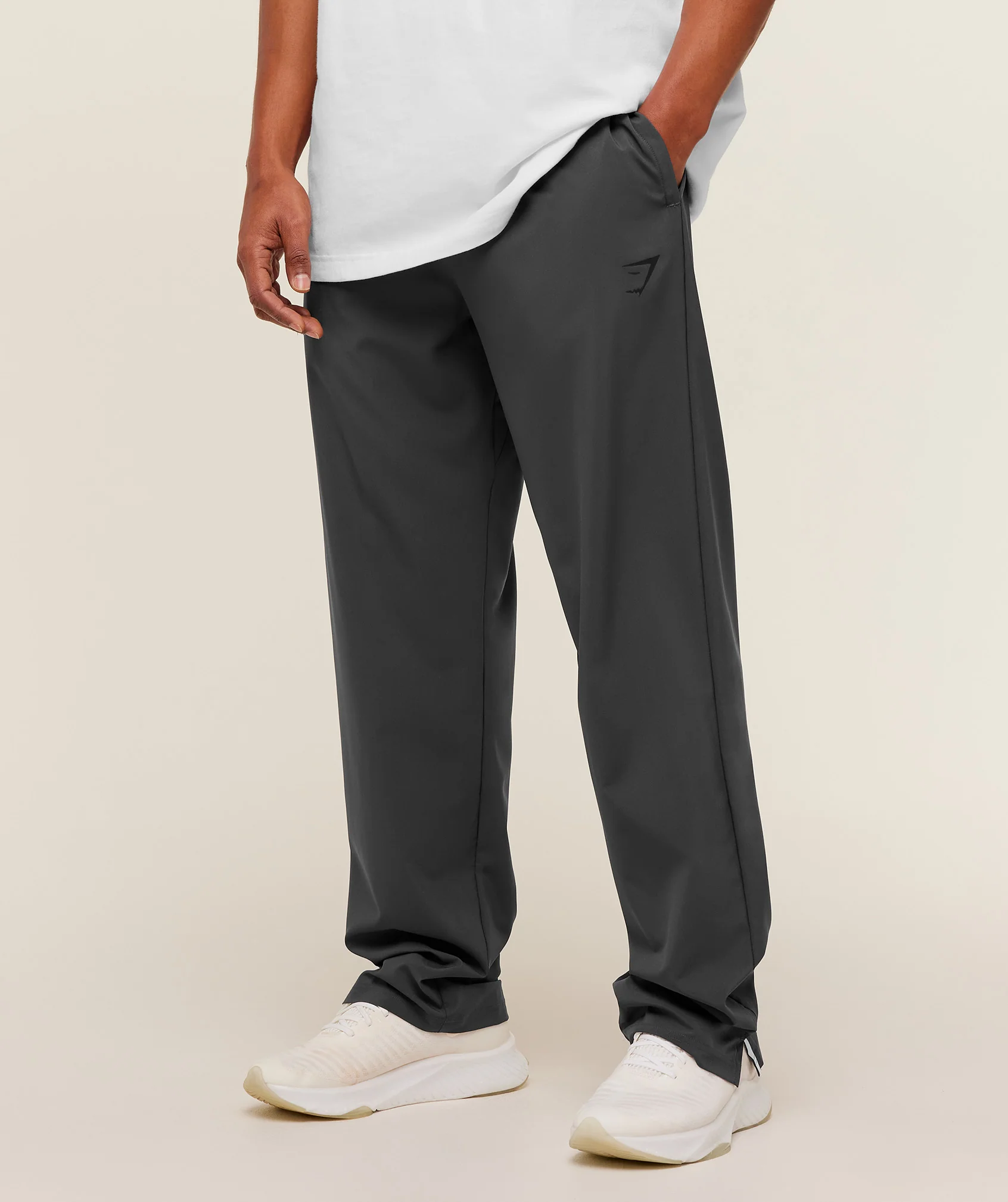 Gymshark Arrival Contrast Pants - Grey/GS Black - Image 3