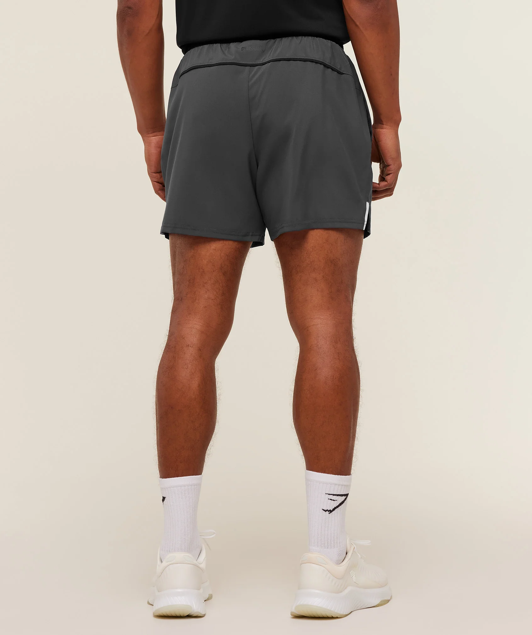 Gymshark Arrival Contrast Shorts - Grey/GS Black - Image 3