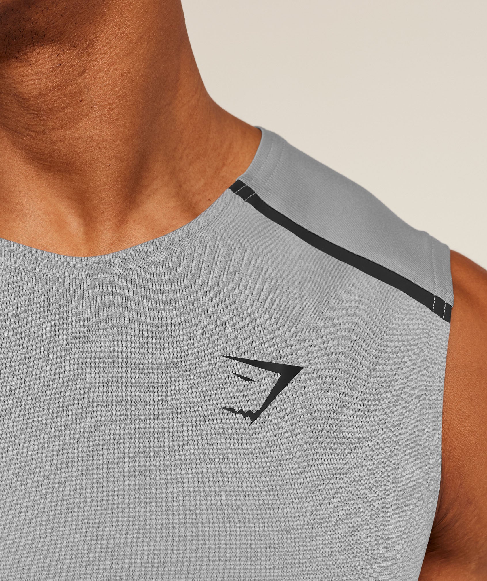 Gymshark Arrival Contrast Tank -  Smokey Grey / Grey - Image 6
