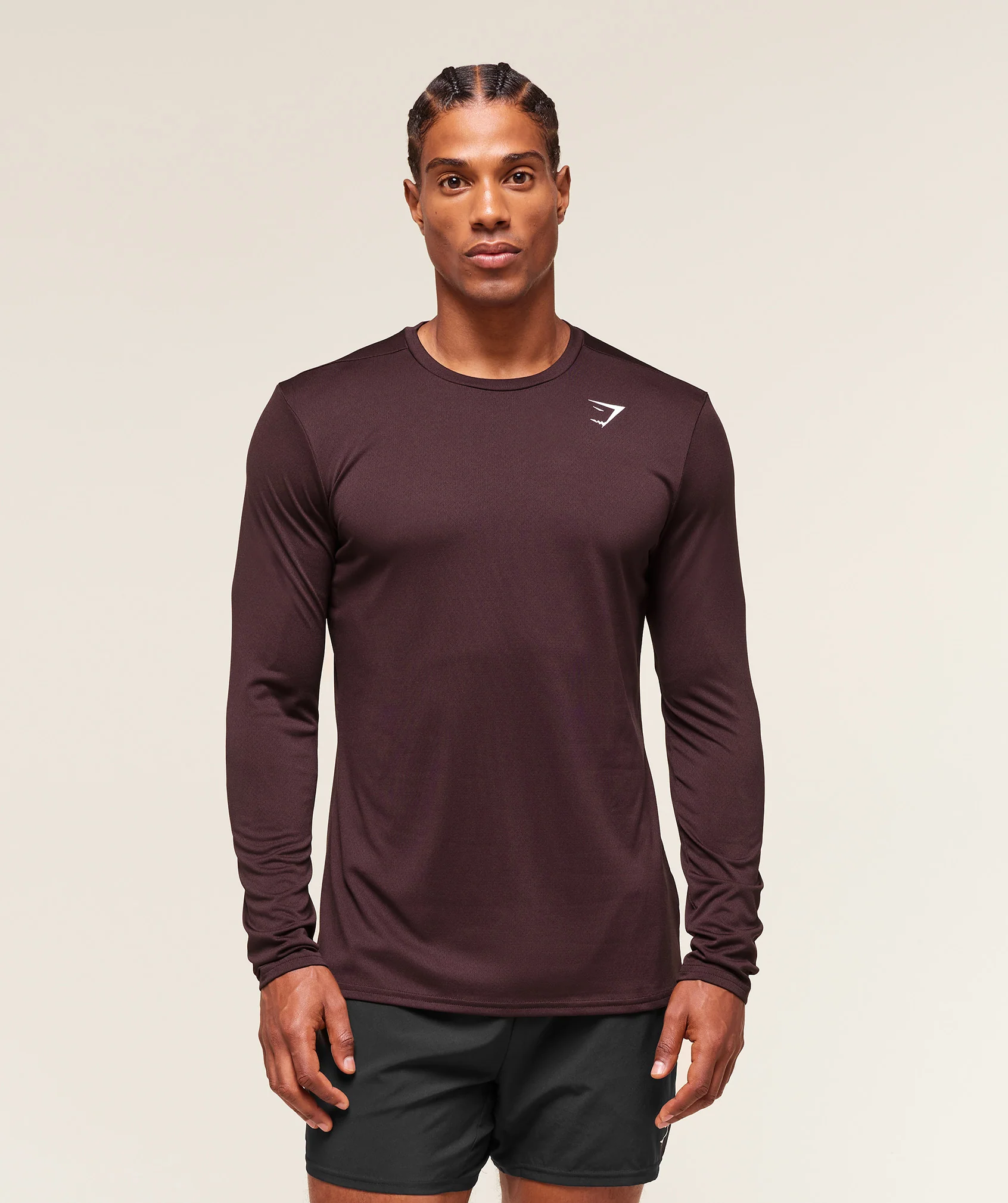 Gymshark Arrival Long Sleeve T-Shirt - Cherry Purple - Image 4