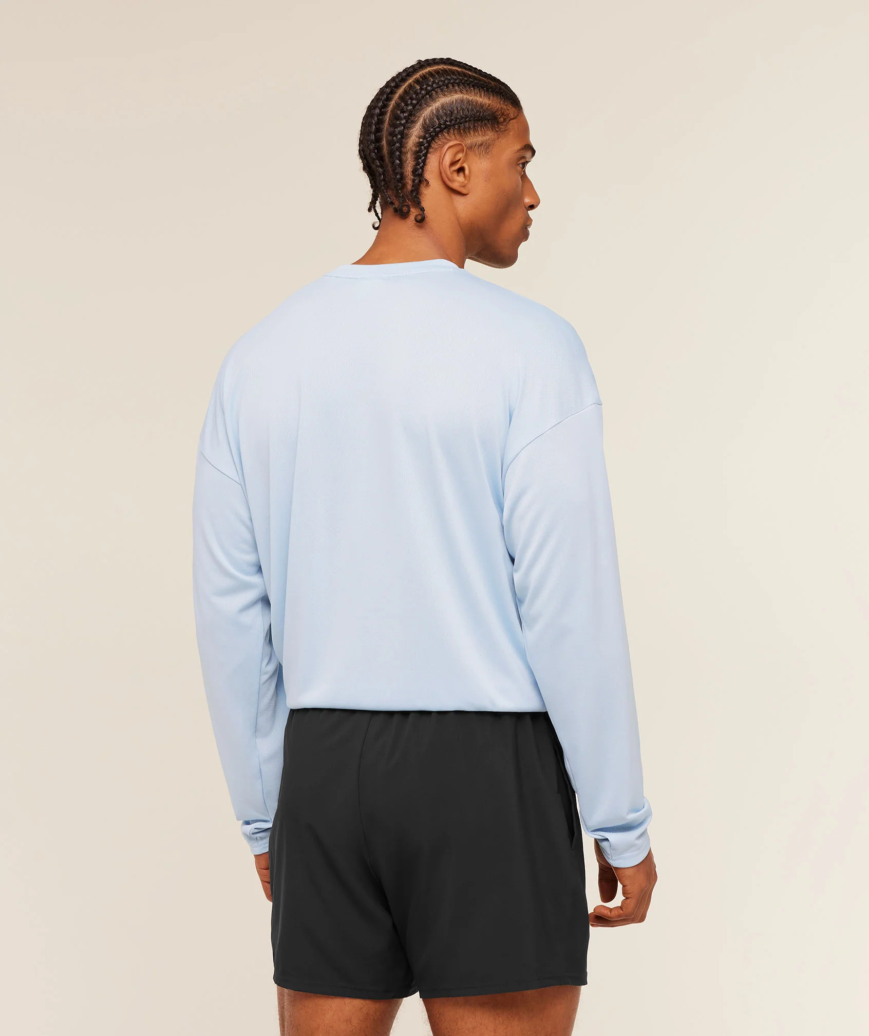 Gymshark Arrival Oversized Long Sleeve T-Shirt - Chilled Blue - Image 2