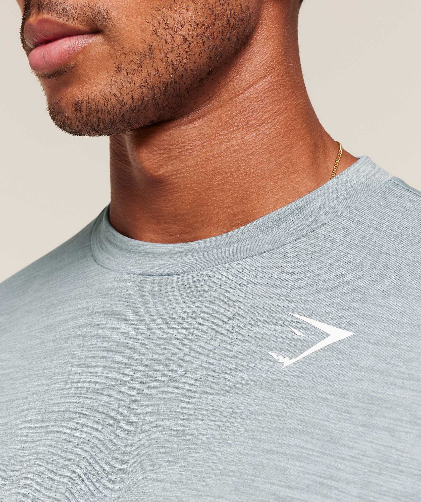 Gymshark Arrival Oversized T-Shirt - Smoke Blue/Denim Grey - Image 5
