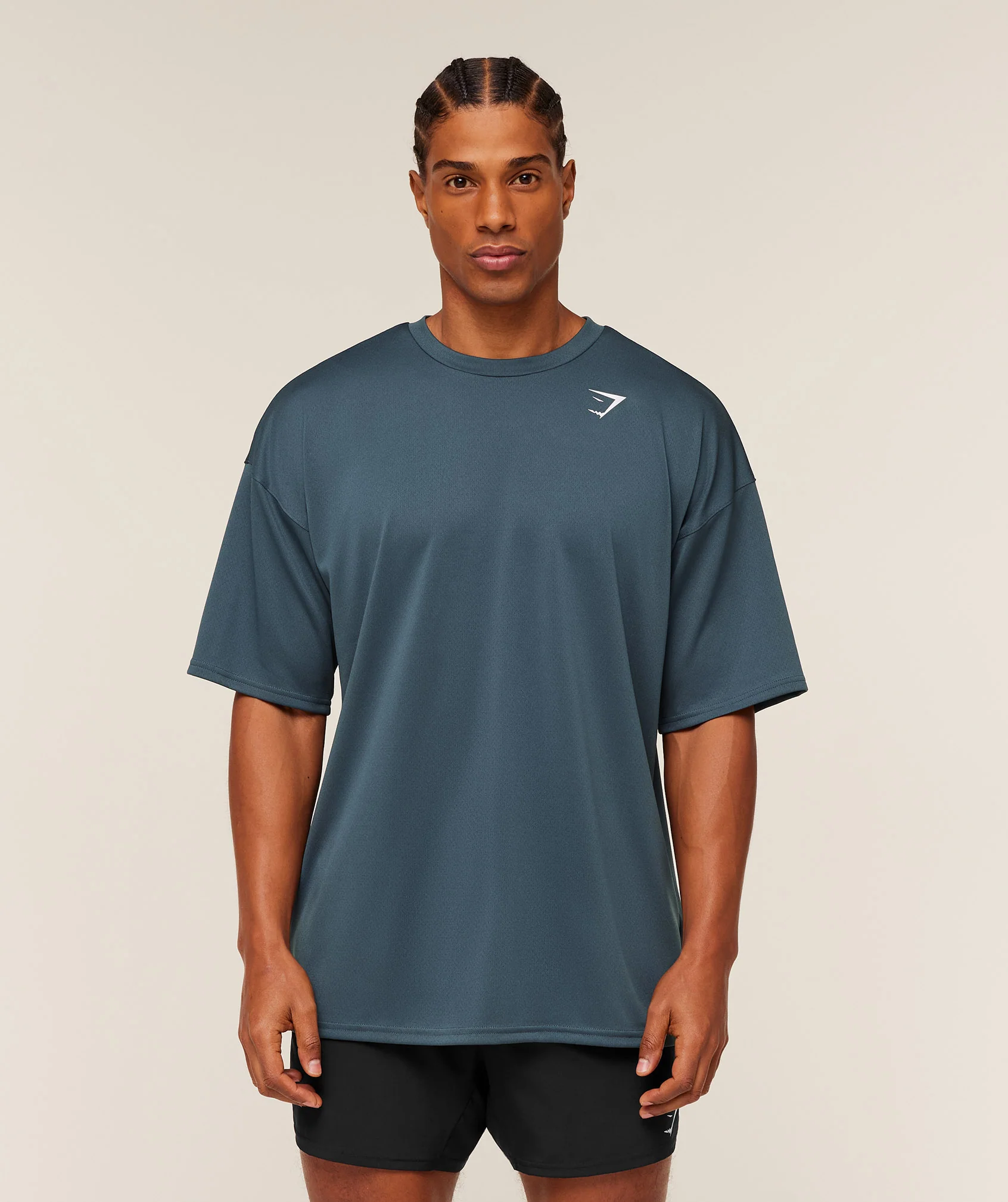 Gymshark Arrival Oversized T-Shirt - GS Stealth Blue - Image 6