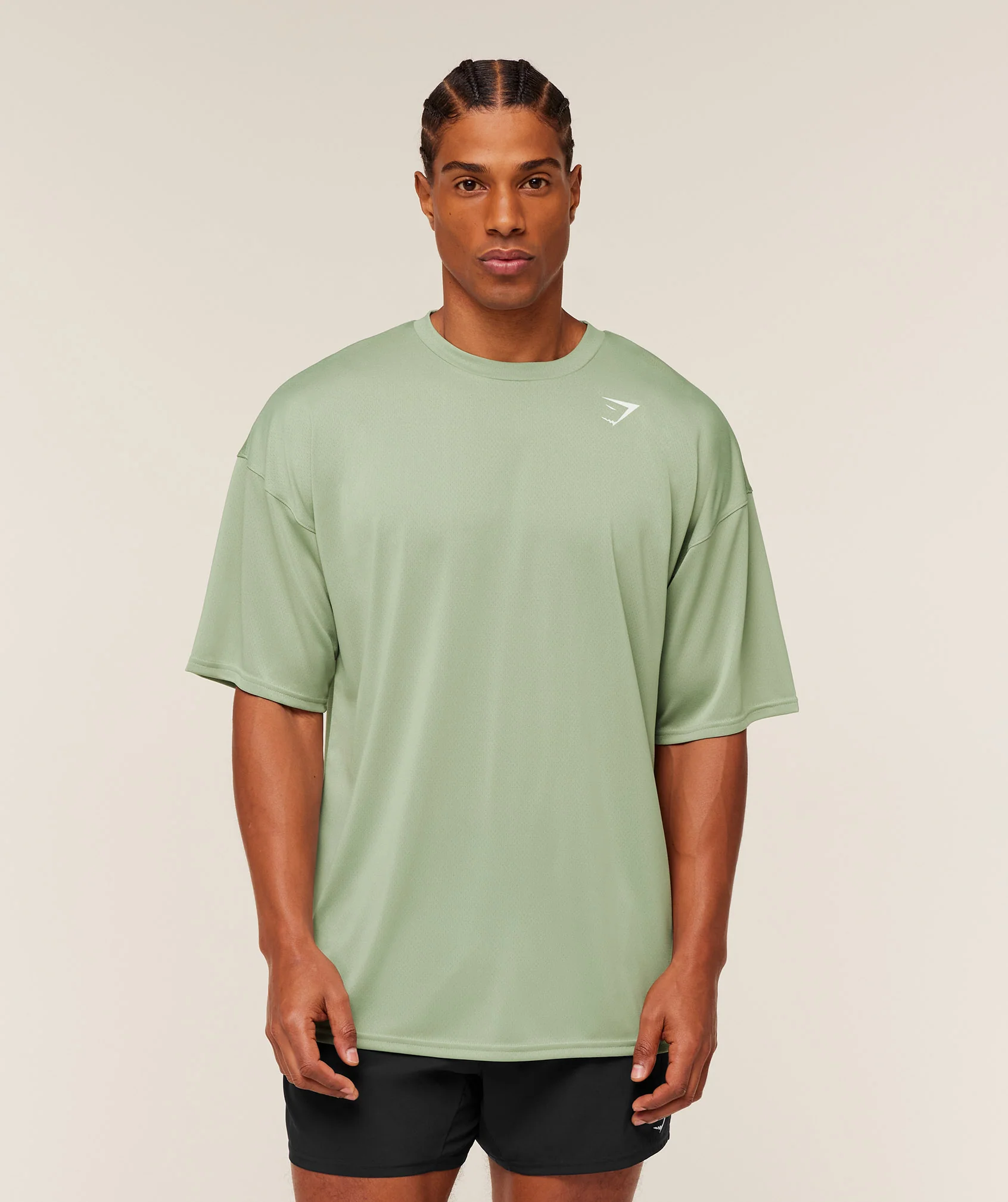 Gymshark Arrival Oversized T-Shirt - GS Haze Green - Image 6