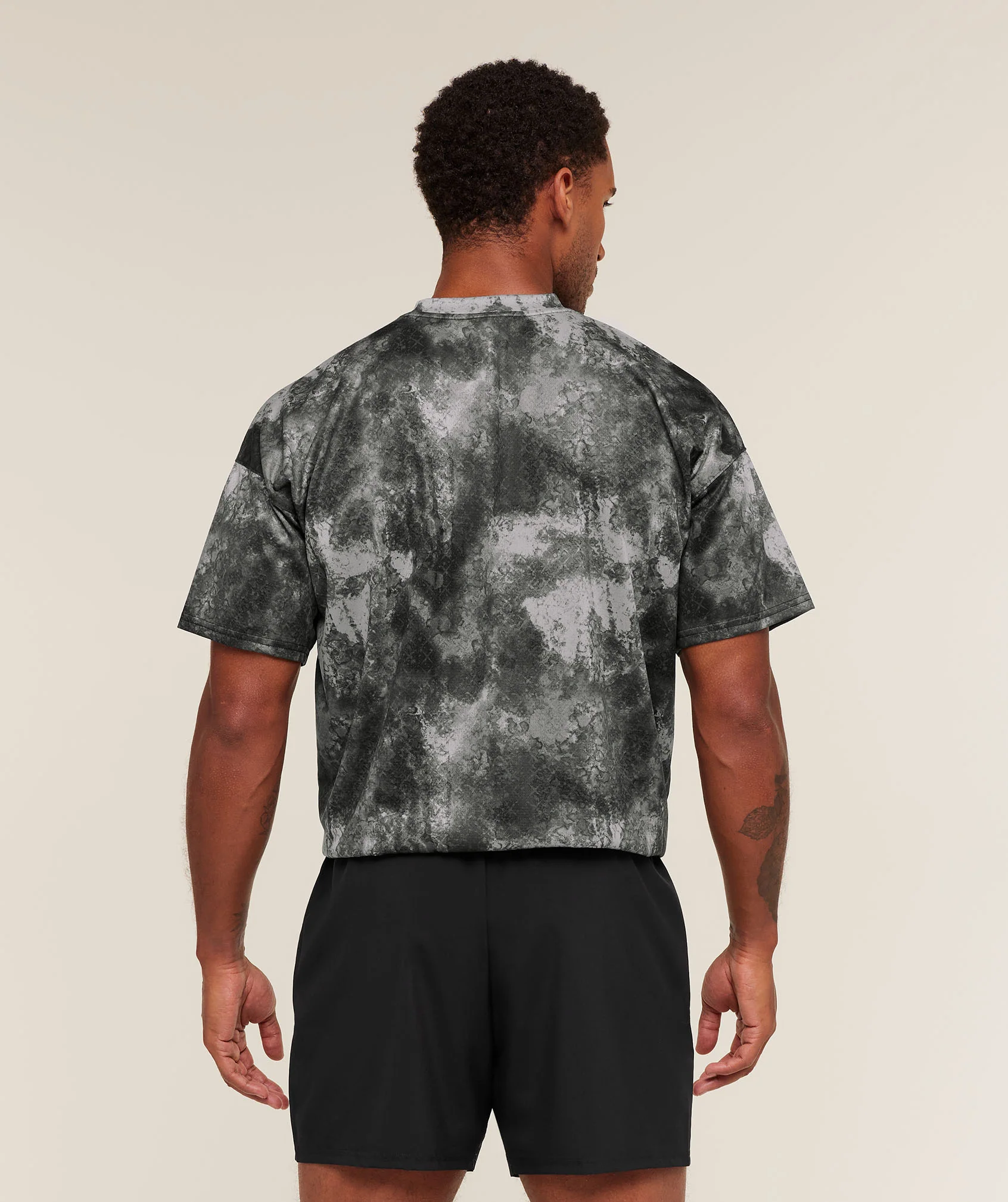 Gymshark Arrival Oversized T-Shirt - Smokey Grey - Image 3