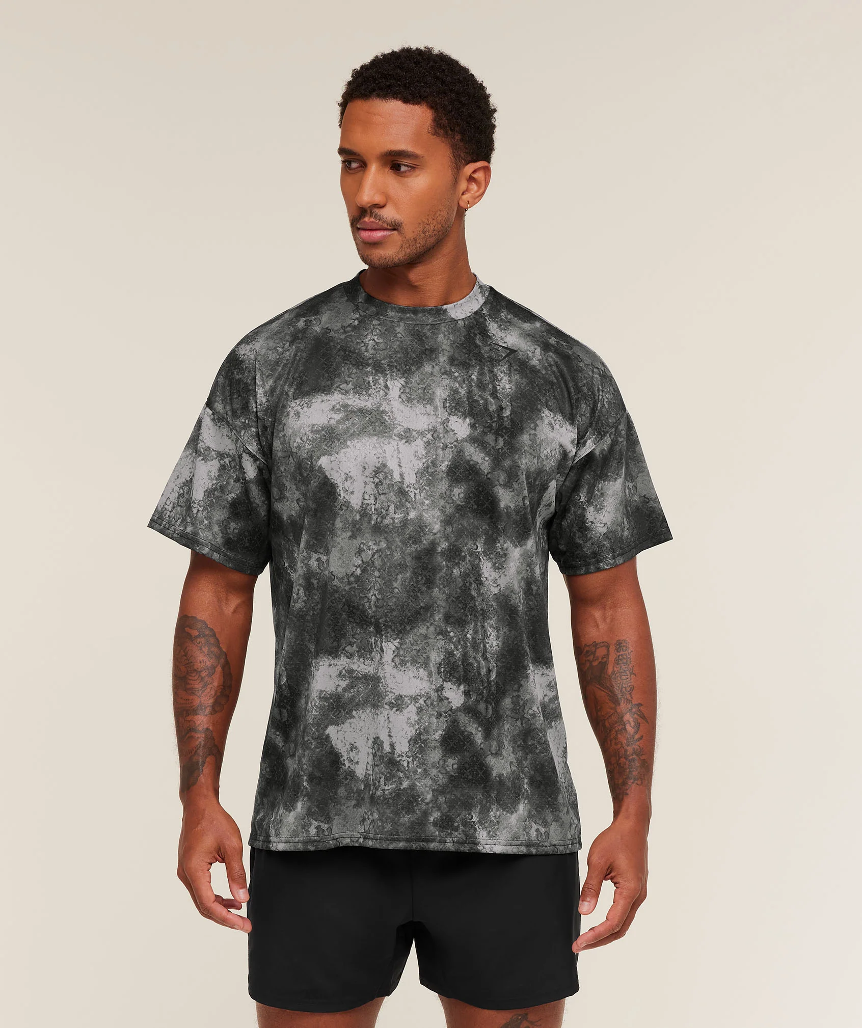 Gymshark Arrival Oversized T-Shirt - Smokey Grey - Image 4