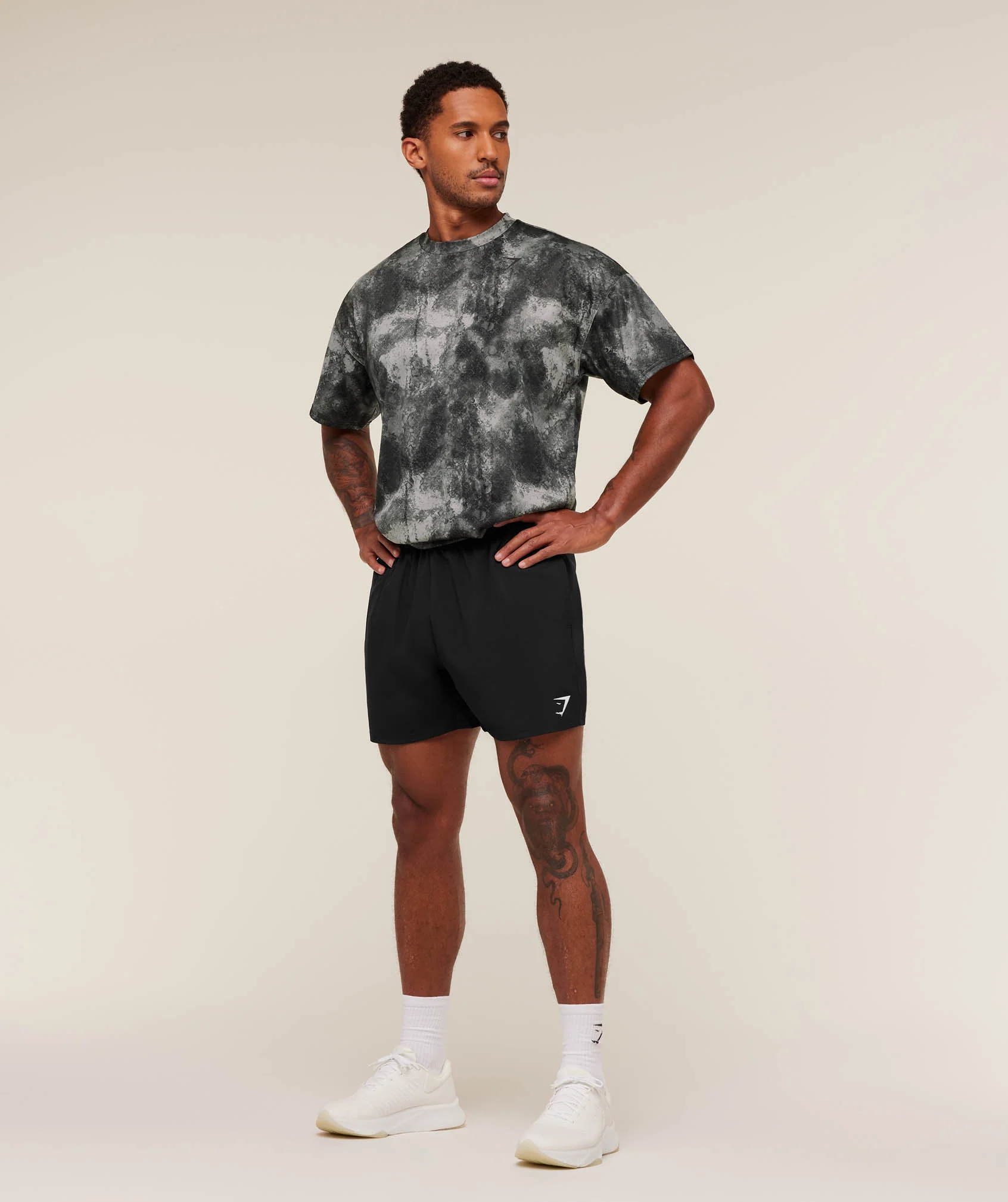 Gymshark Arrival Oversized T-Shirt - Smokey Grey - Image 5