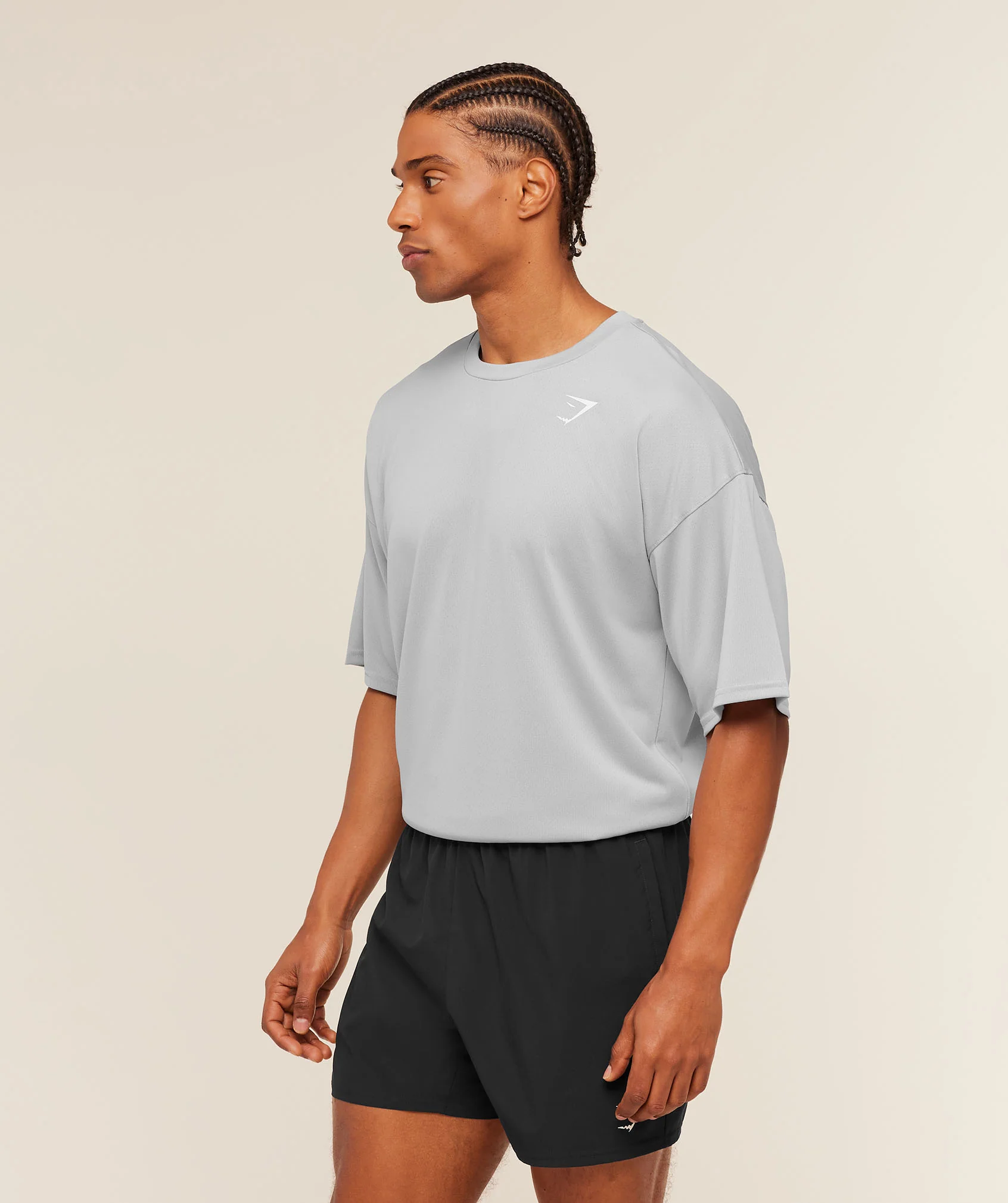 Gymshark Arrival Oversized T-Shirt - Stratus Grey - Image 3