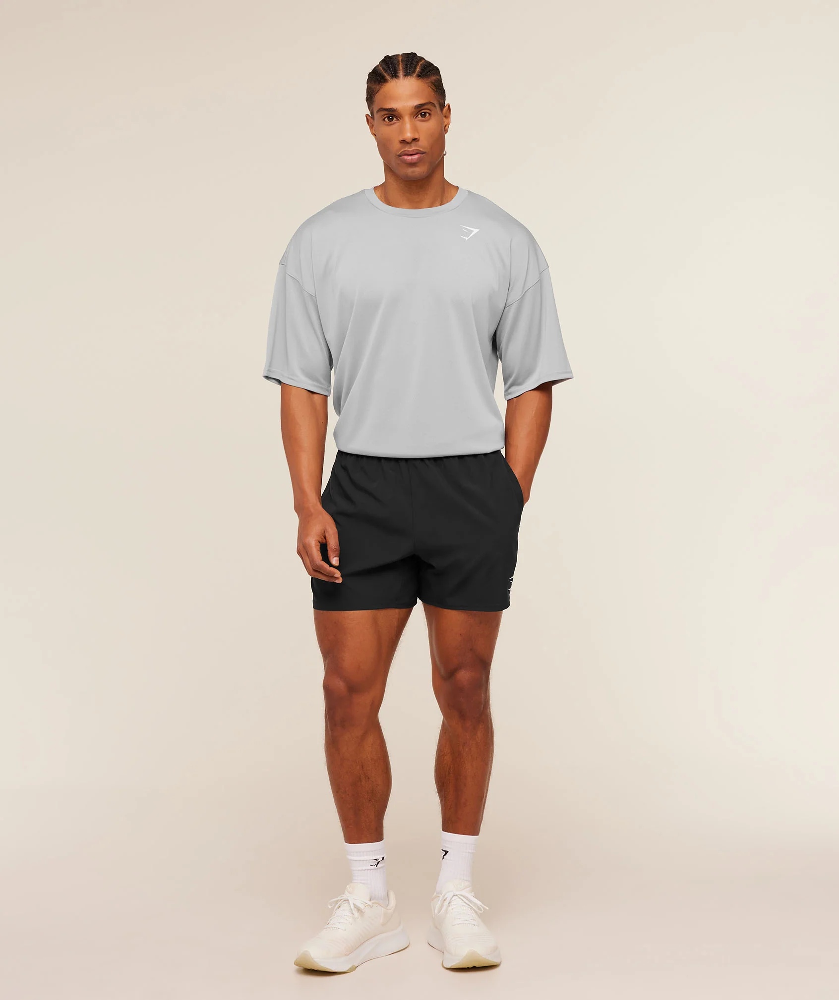 Gymshark Arrival Oversized T-Shirt - Stratus Grey - Image 6