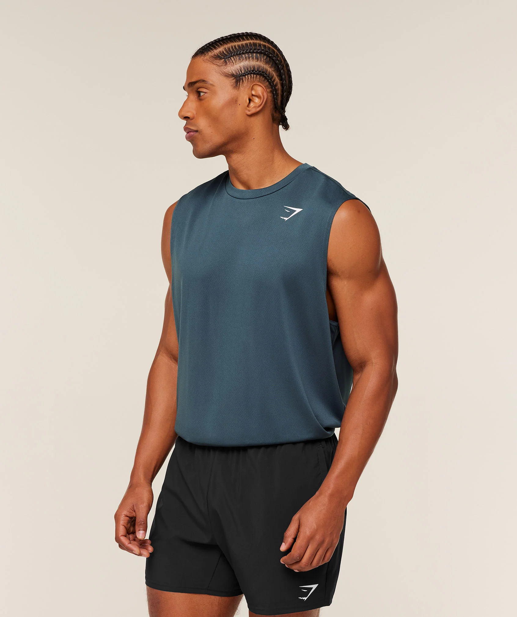 Gymshark Arrival Oversized Tank - GS Stealth Blue - Image 3