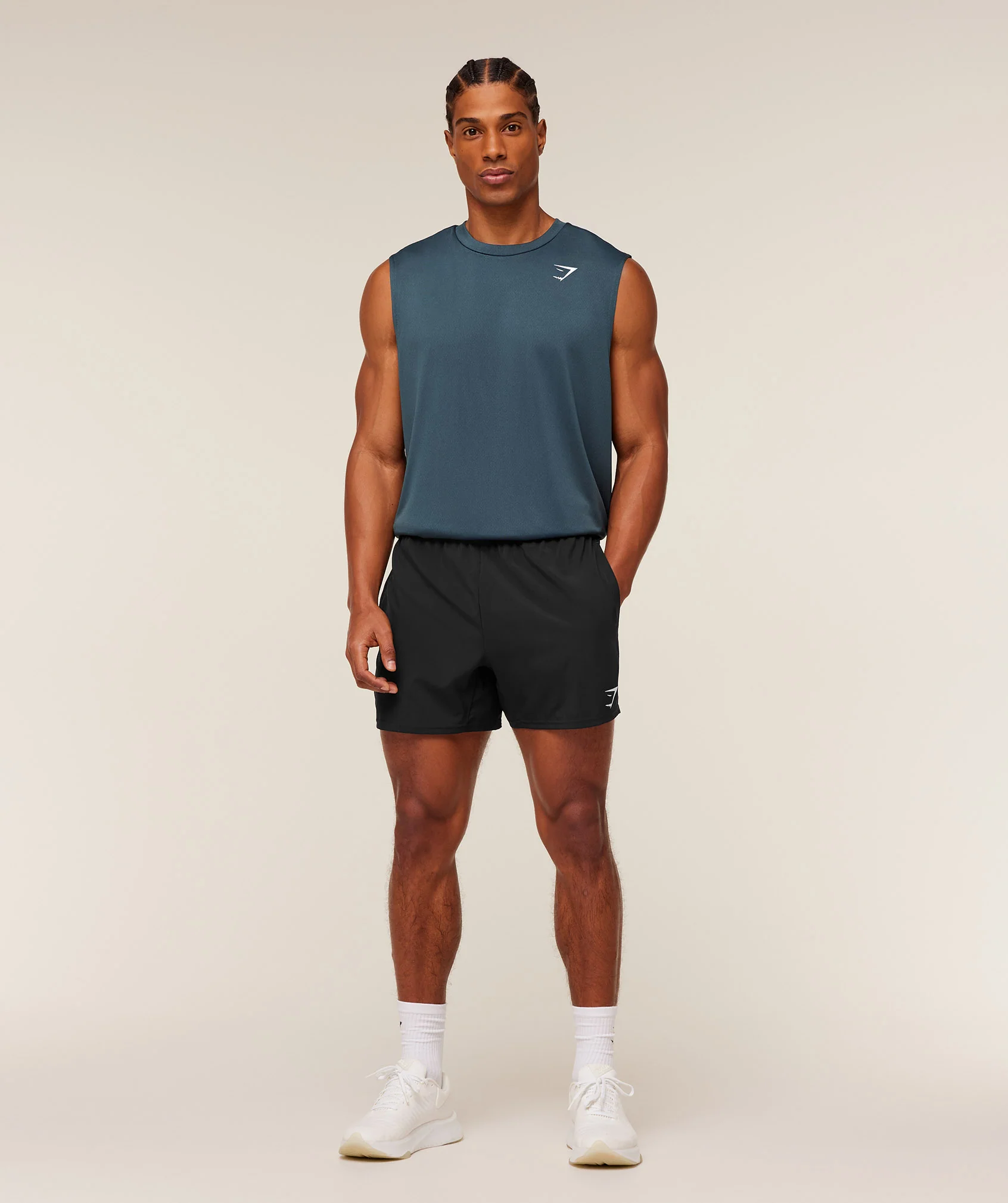 Gymshark Arrival Oversized Tank - GS Stealth Blue - Image 4