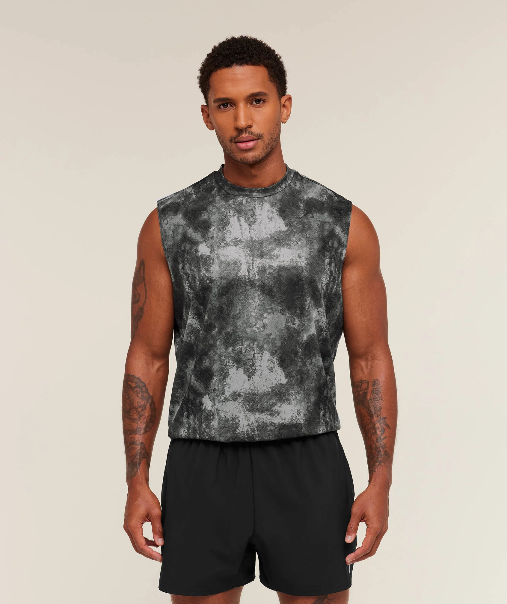 Gymshark Arrival Oversized Tank - Smokey Grey