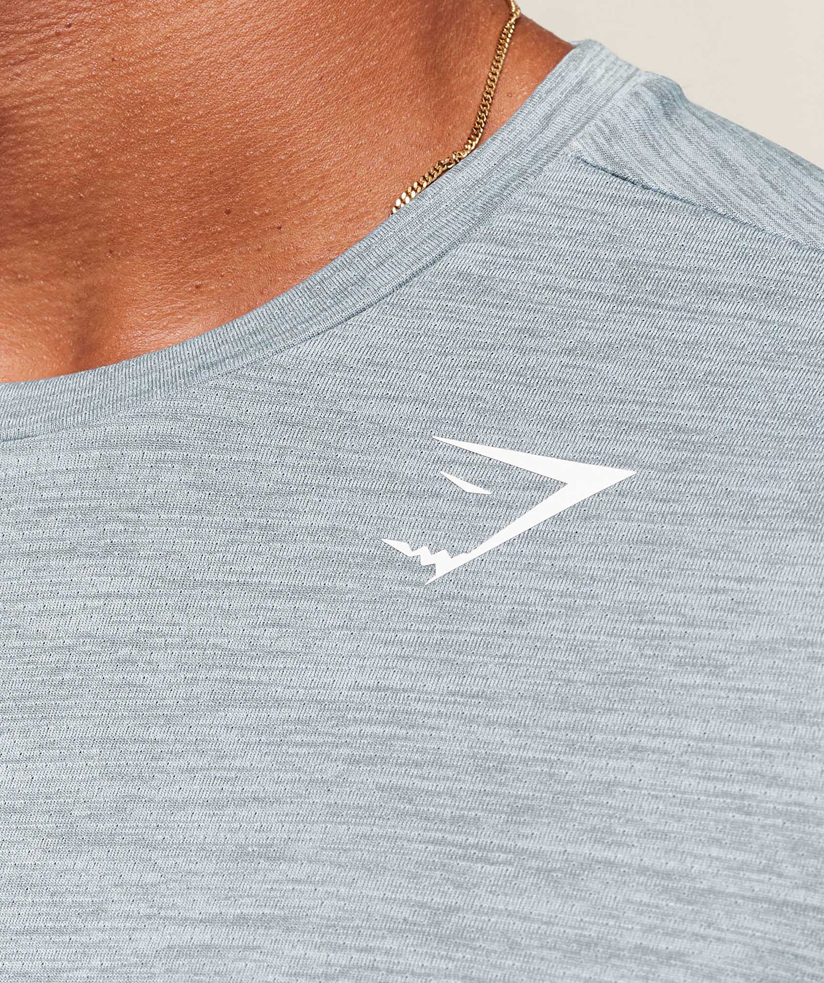 Gymshark Arrival T-Shirt - Smoke Blue/Denim Grey - Image 6