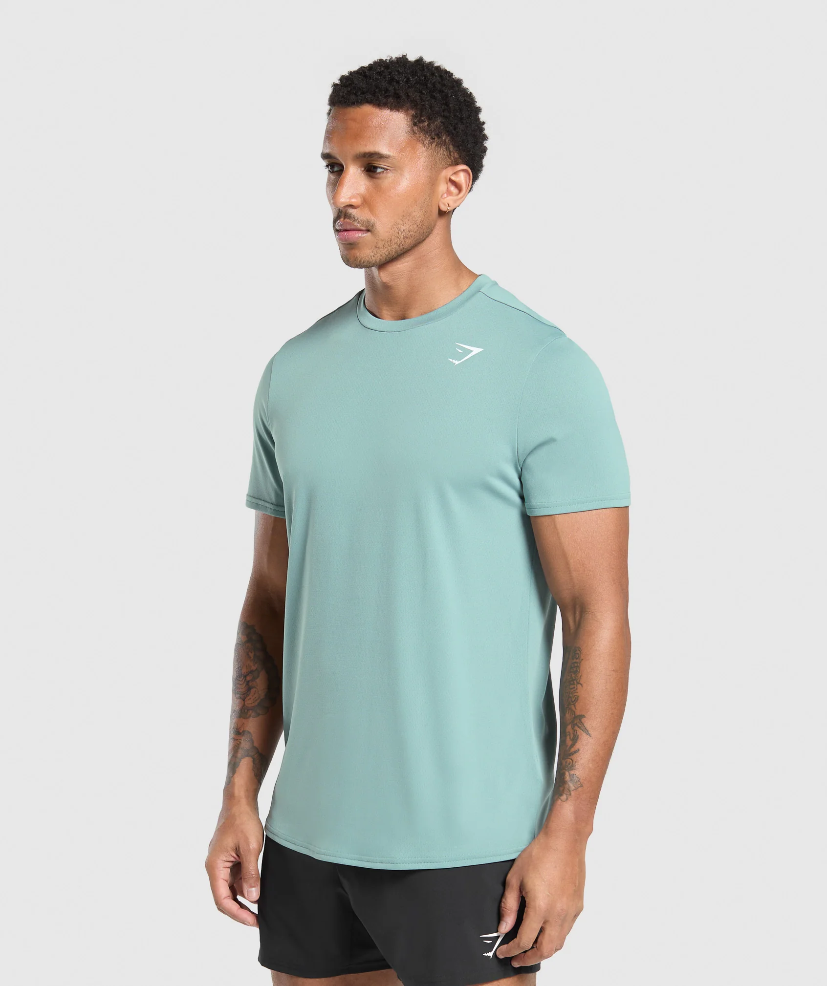 Gymshark Arrival T-Shirt - Celeste Blue - Image 4