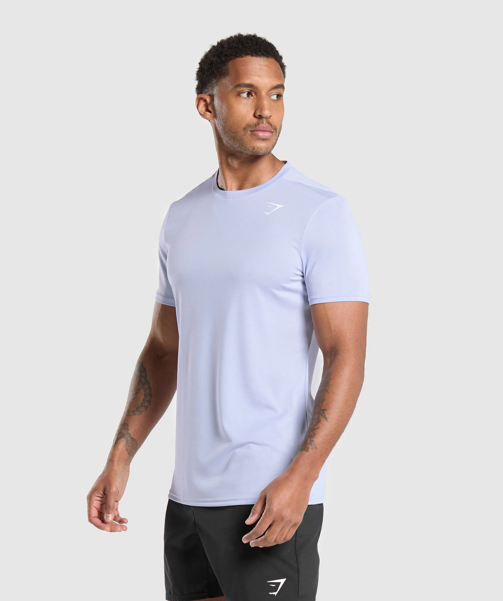 Gymshark Arrival T-Shirt - Silver Lilac - Image 3