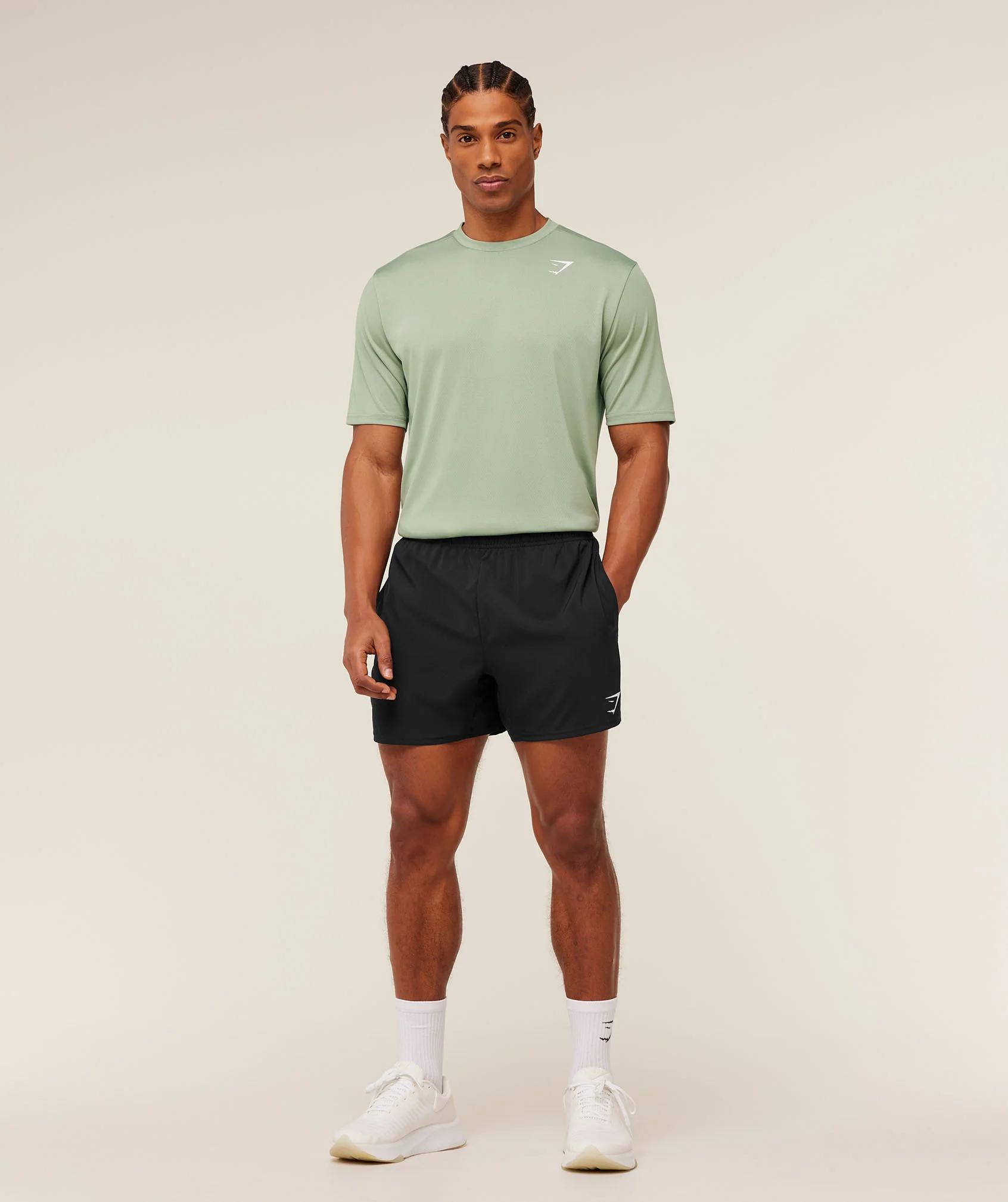 Gymshark Arrival T-Shirt - GS Haze Green - Image 3
