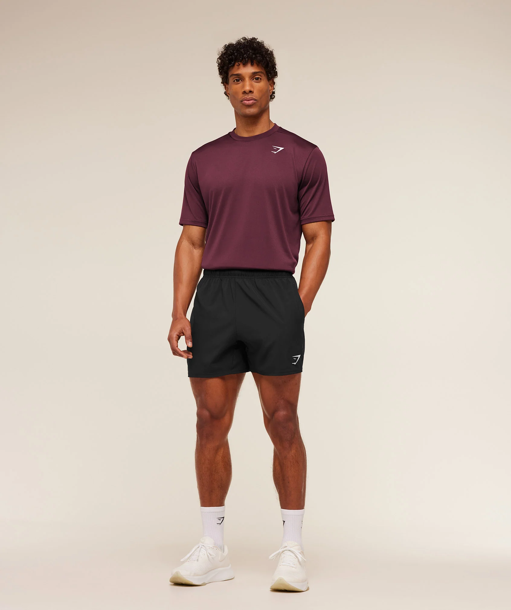 Gymshark Arrival T-Shirt - GS Impact Burgundy - Image 5