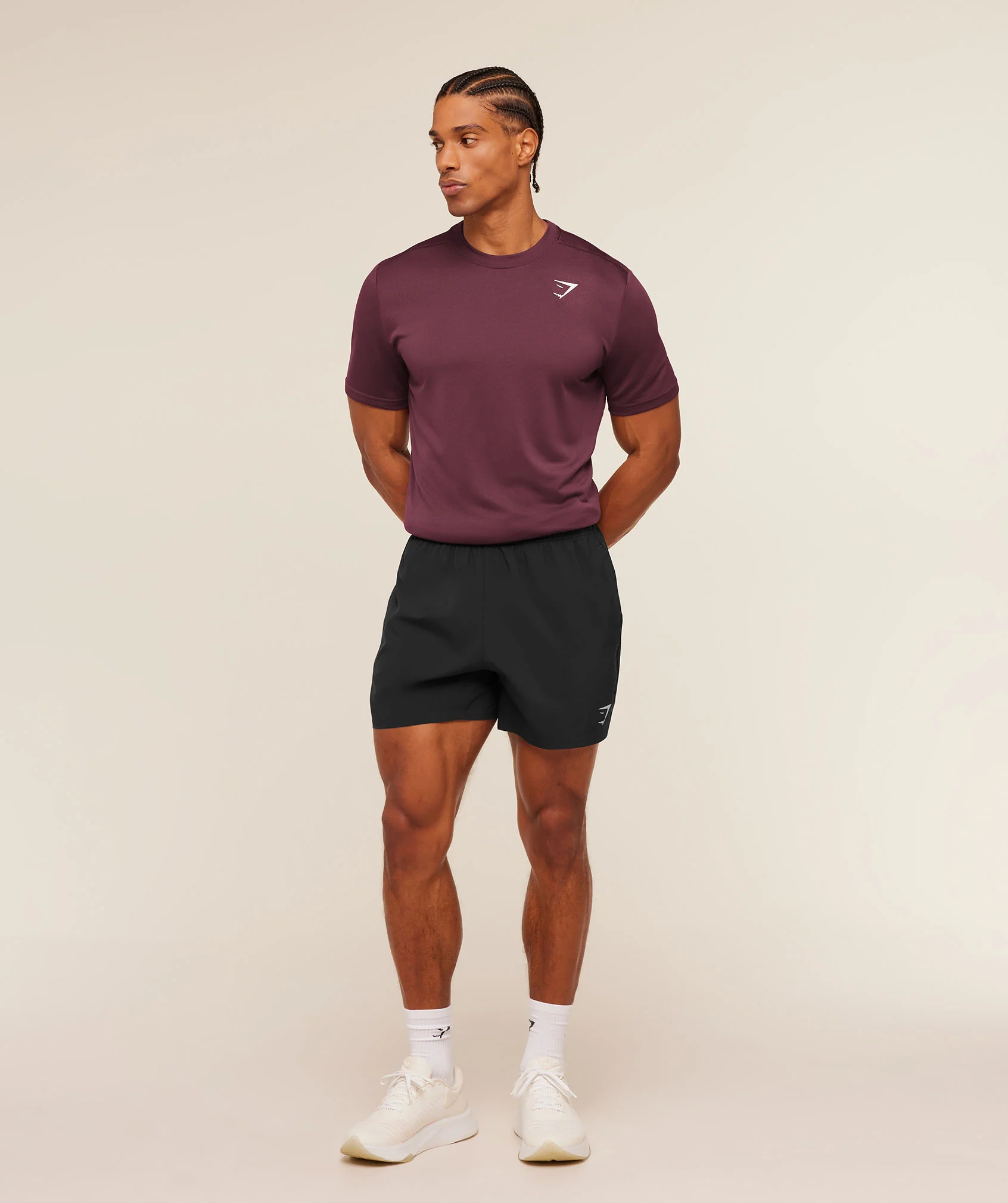 Gymshark Arrival T-Shirt - Impact Burgundy - Image 4