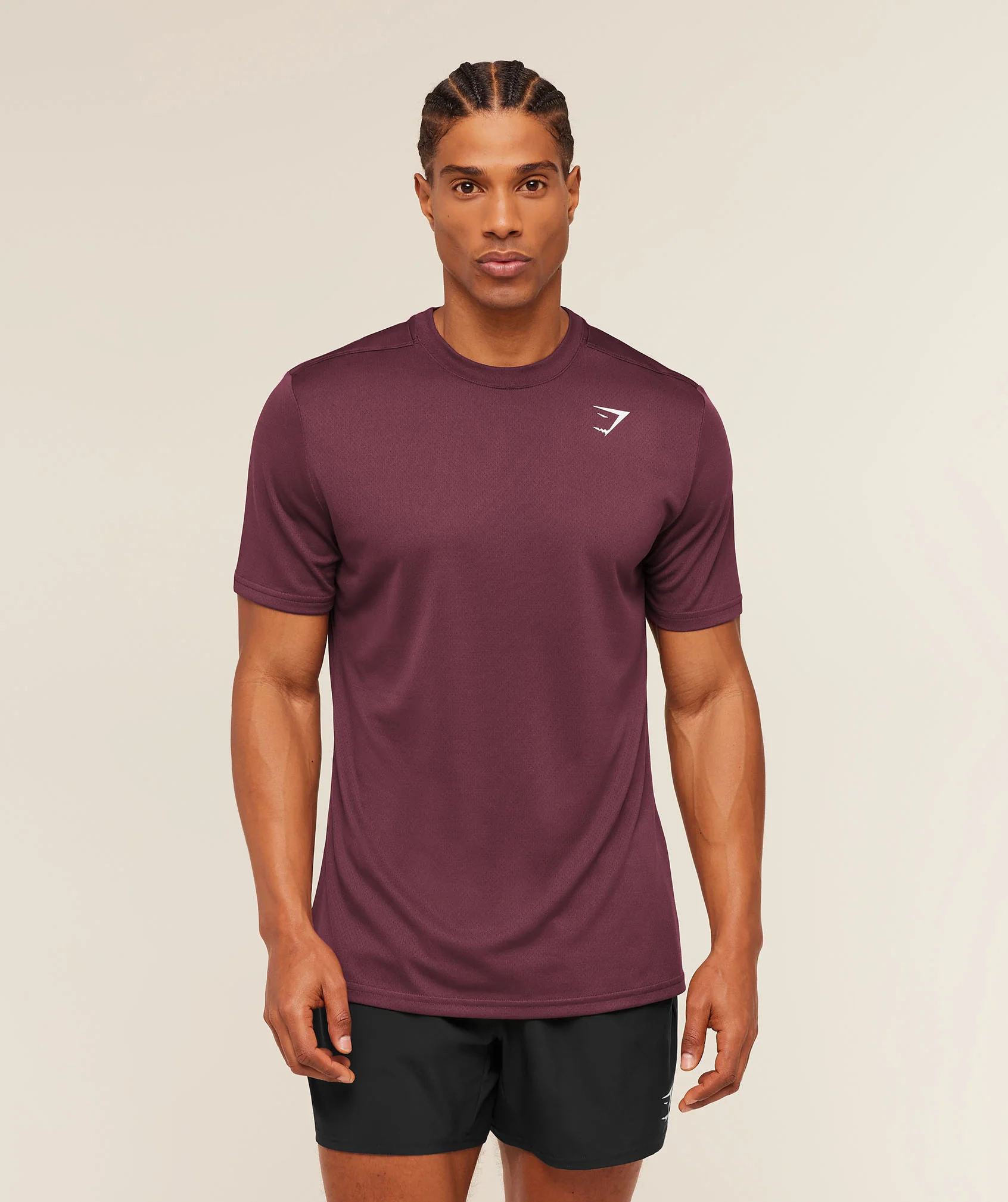 Gymshark Arrival T-Shirt - Impact Burgundy - Image 5