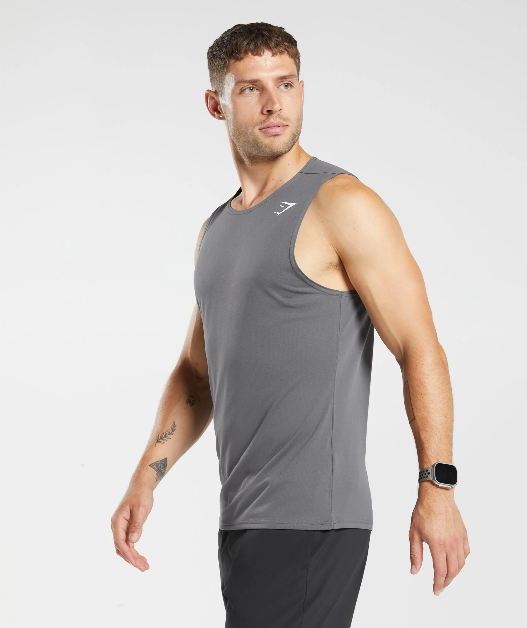 Gymshark Arrival Tank - Dark Grey - Image 2