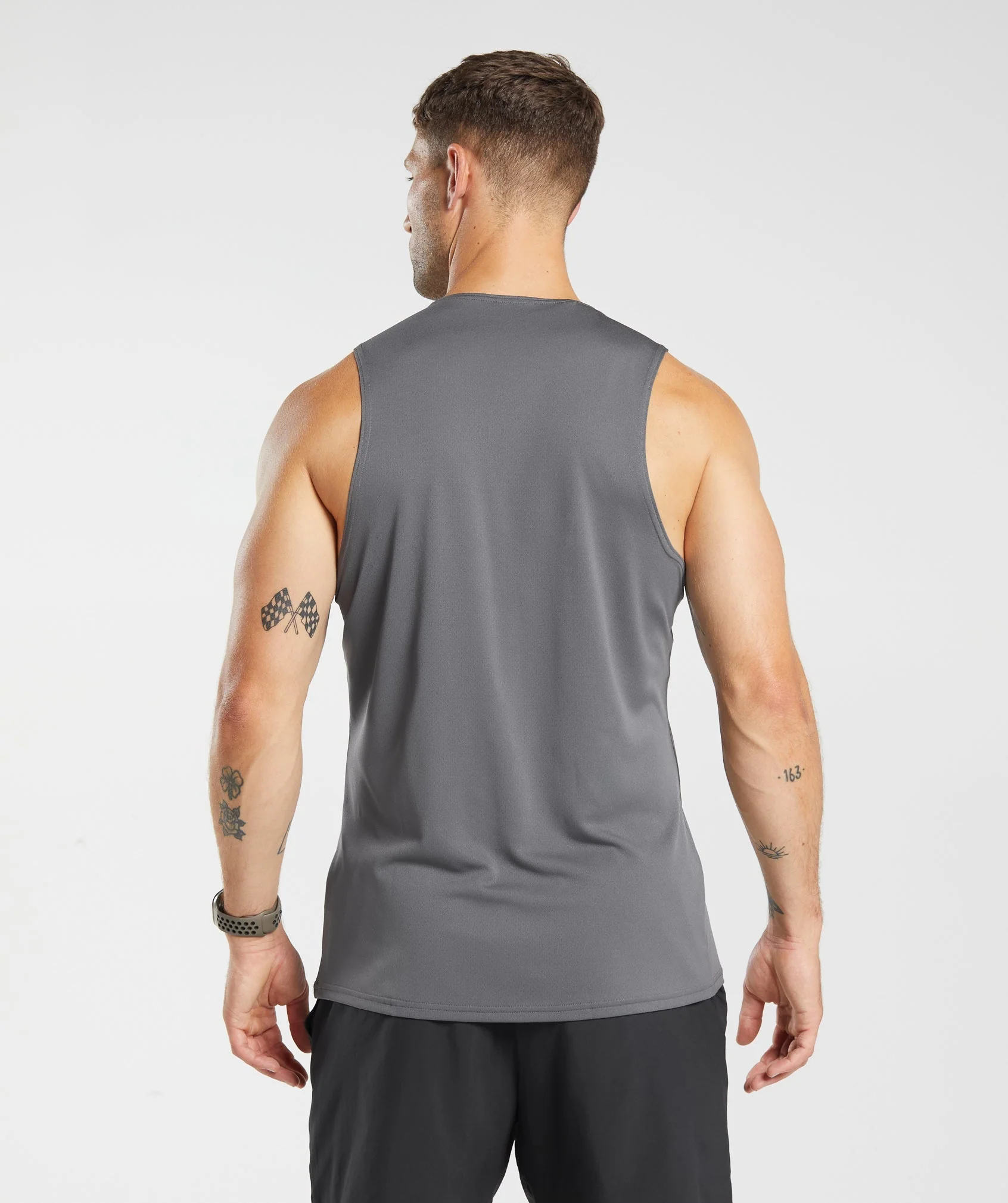 Gymshark Arrival Tank - Dark Grey - Image 3