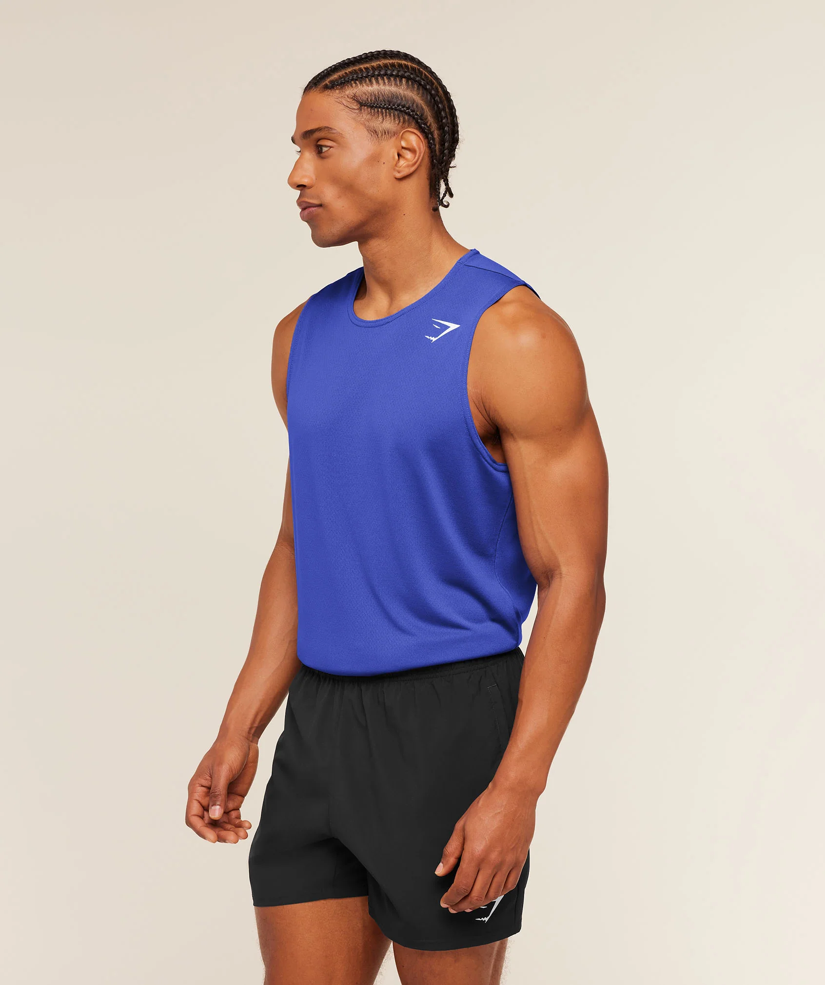 Gymshark Arrival Tank - Force Blue - Image 3