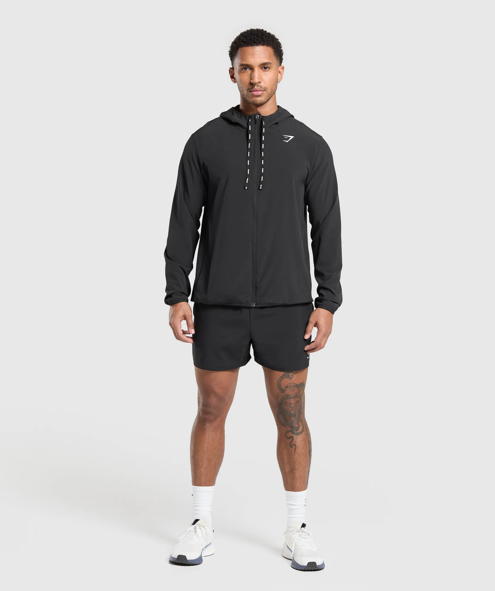 Gymshark Arrival Track Jacket - Black - Image 3