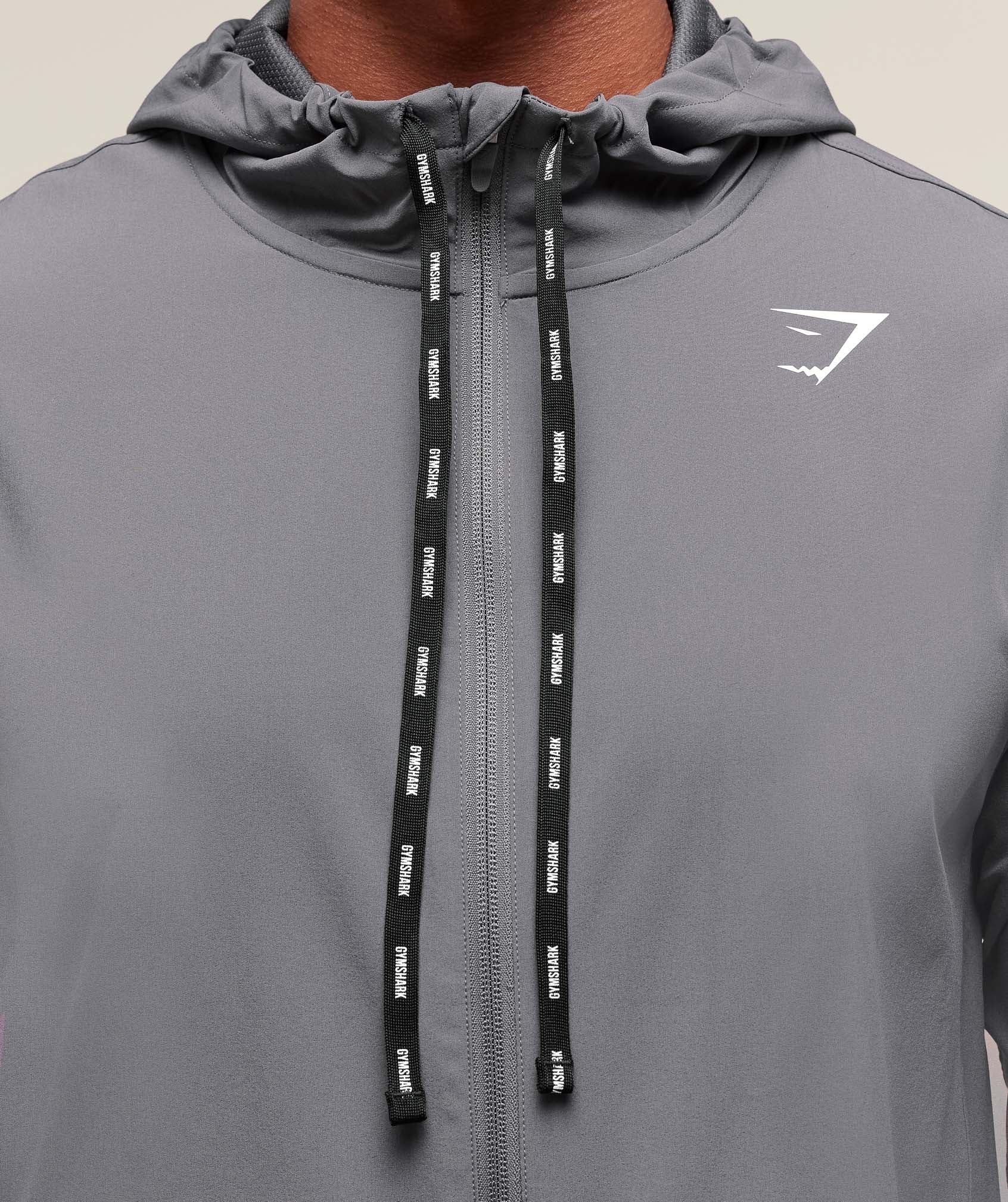 Gymshark Arrival Track Jacket - Silhouette Grey - Image 4