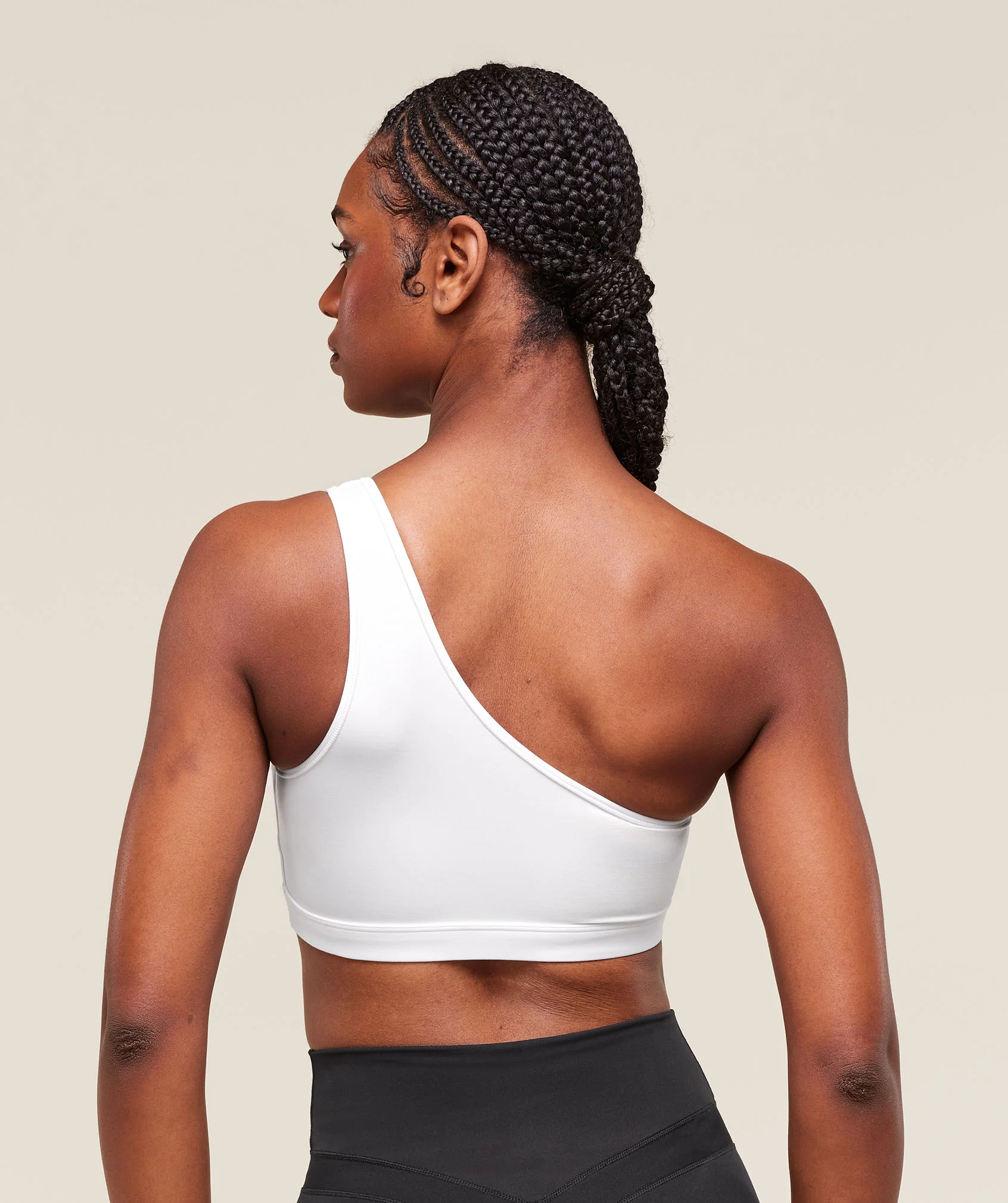 Gymshark Asymmetric Sports Bra - White - Image 2