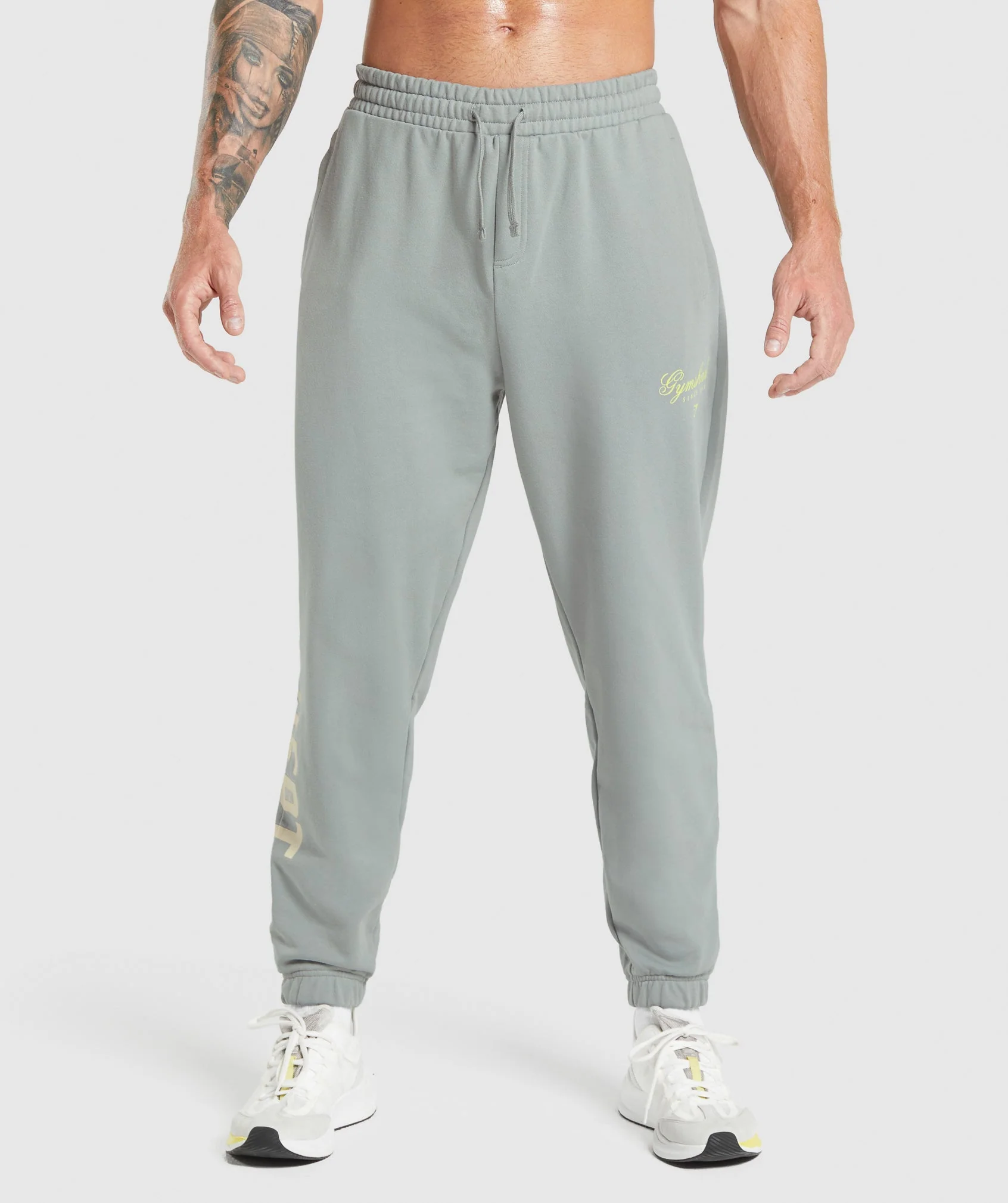 Gymshark Athletic Department Joggers - Smokey Grey - Image 2