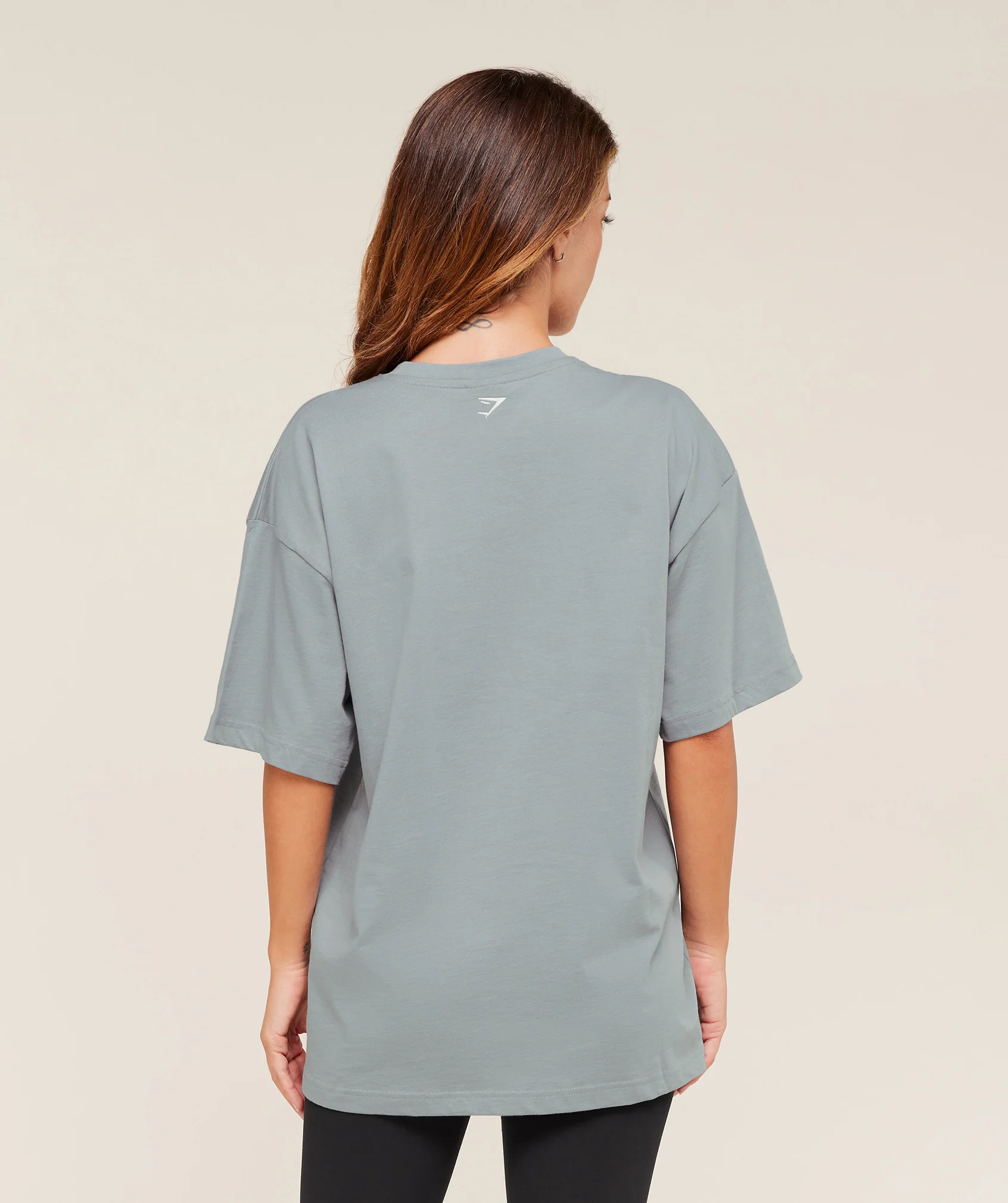 Gymshark Athletic Department Oversized Graphic T-Shirt - Denim Grey - Image 2
