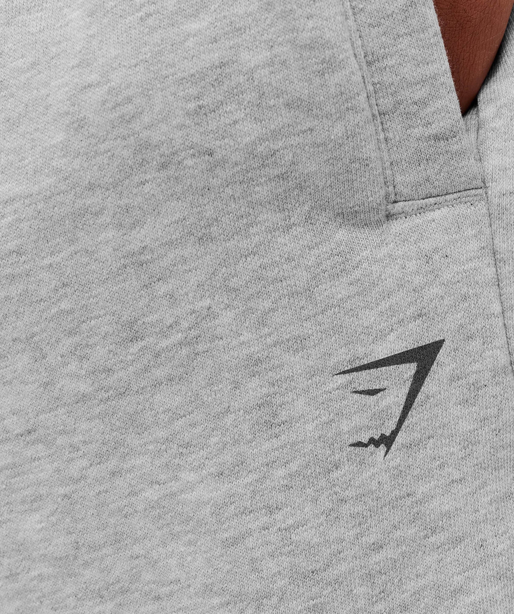 Gymshark Athletic Division Graphic Joggers - Light Grey Core Marl - Image 7