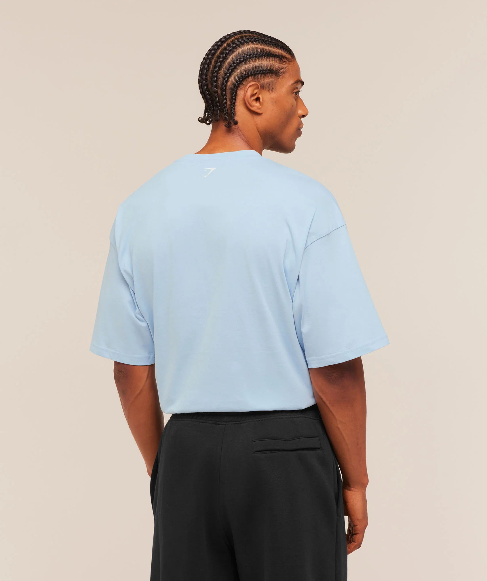Gymshark Athletic Division Graphic T-Shirt - Chilled Blue - Image 3