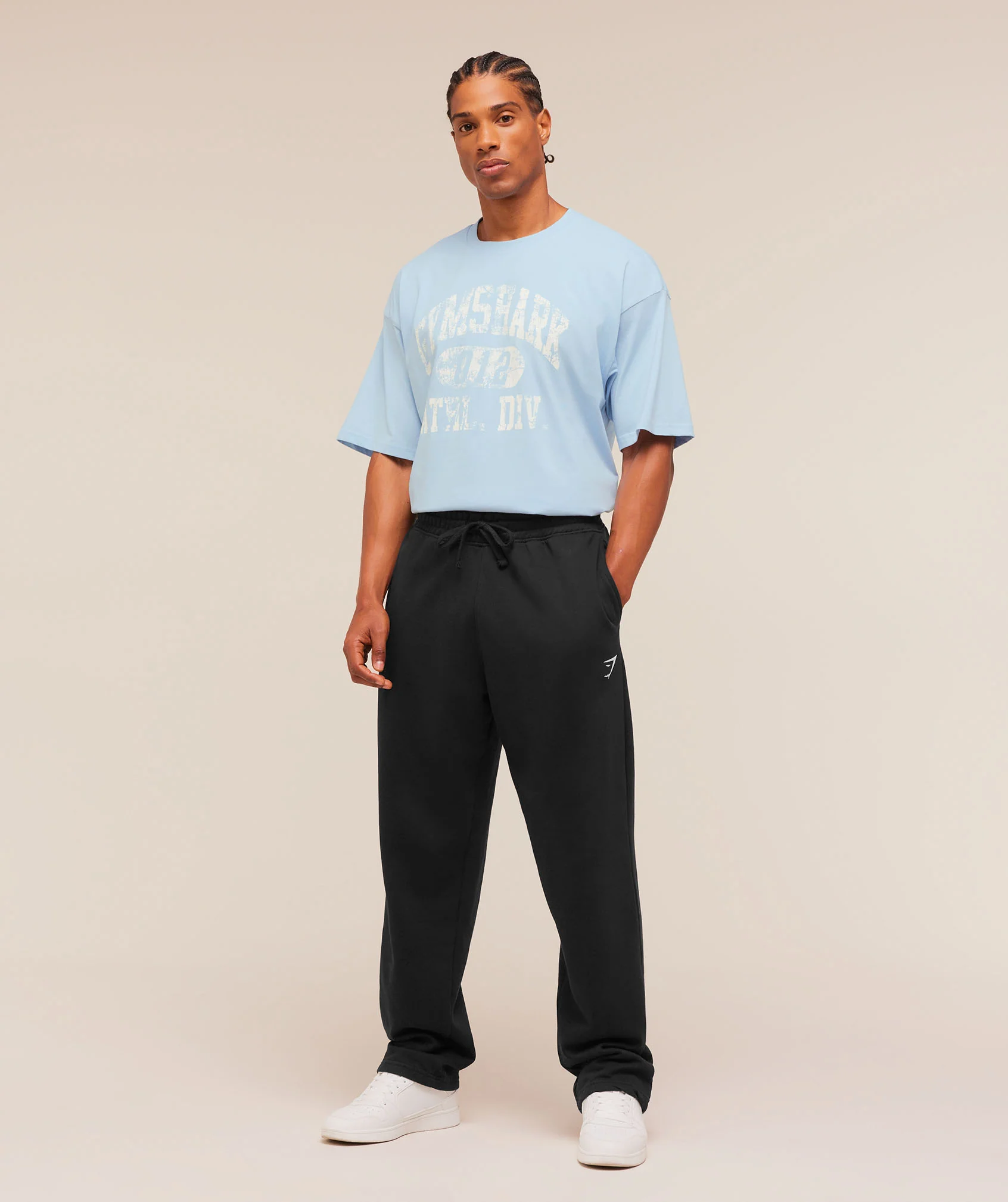 Gymshark Athletic Division Graphic T-Shirt - Chilled Blue - Image 7
