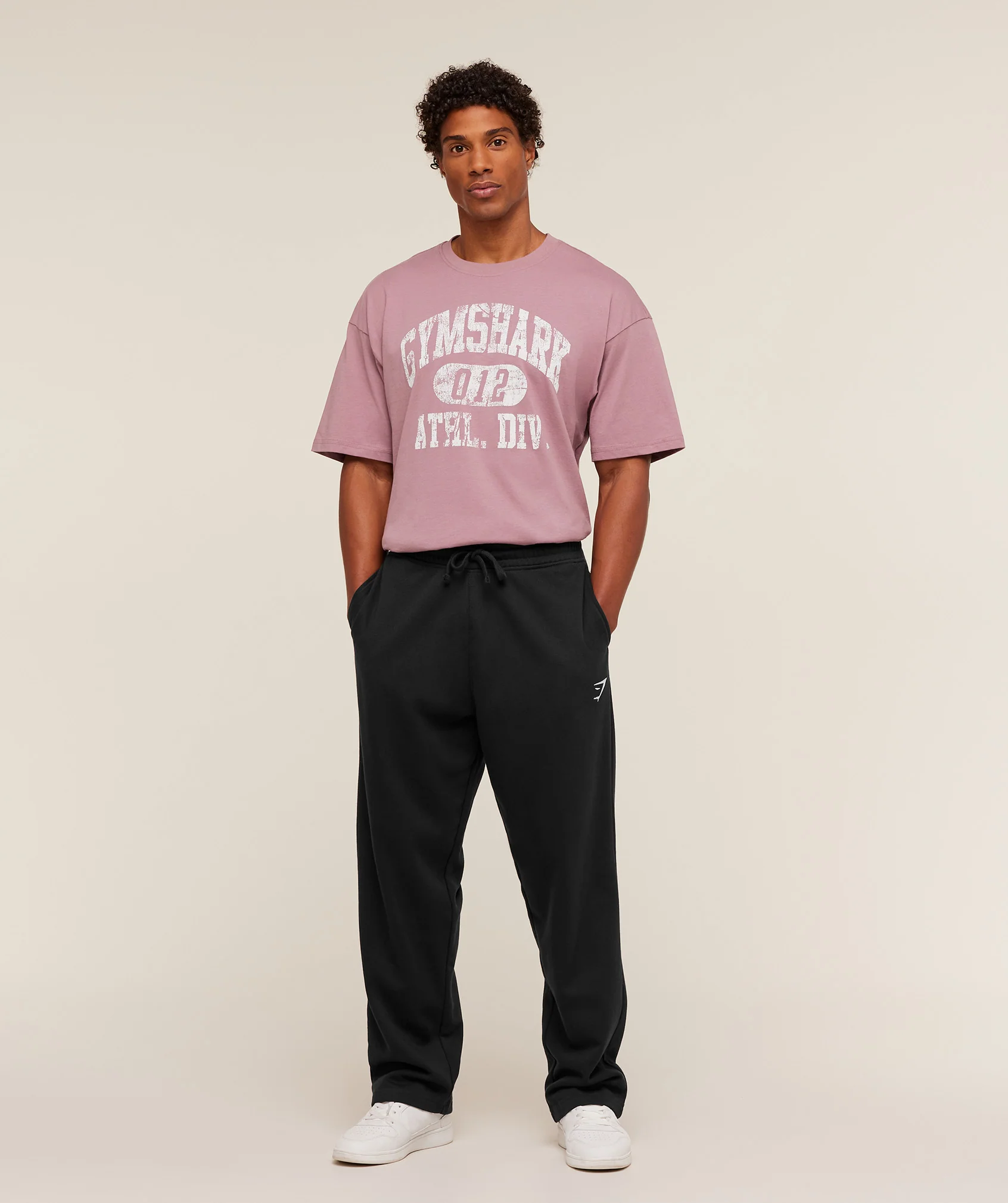 Gymshark Athletic Division Graphic T-Shirt - Calm Pink - Image 4
